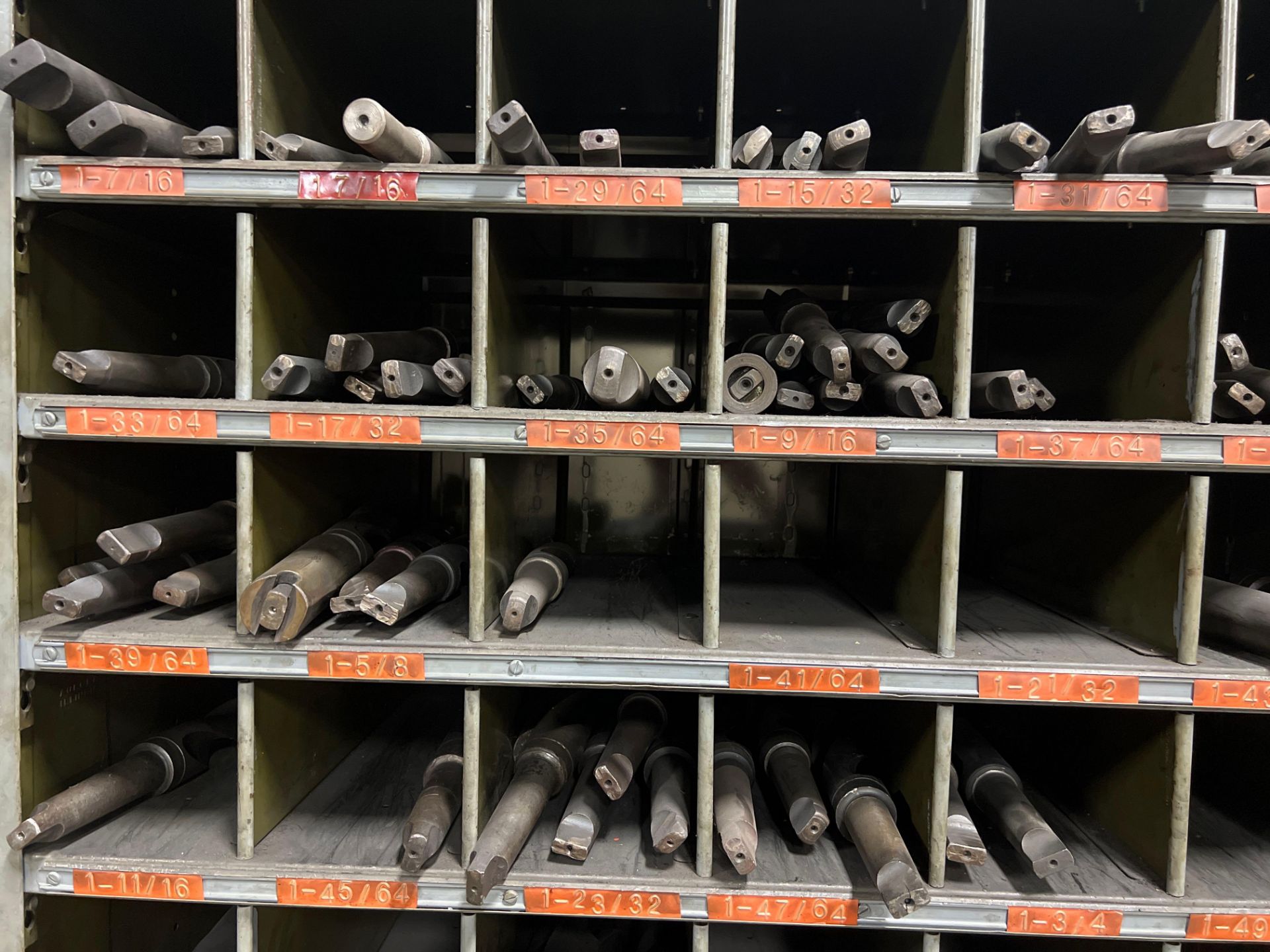 Lot of (3) Shelving Units w/ Morse Taper Drills - Image 12 of 12