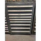 9 Drawer Vidmar Like Cabinet w/ Contents