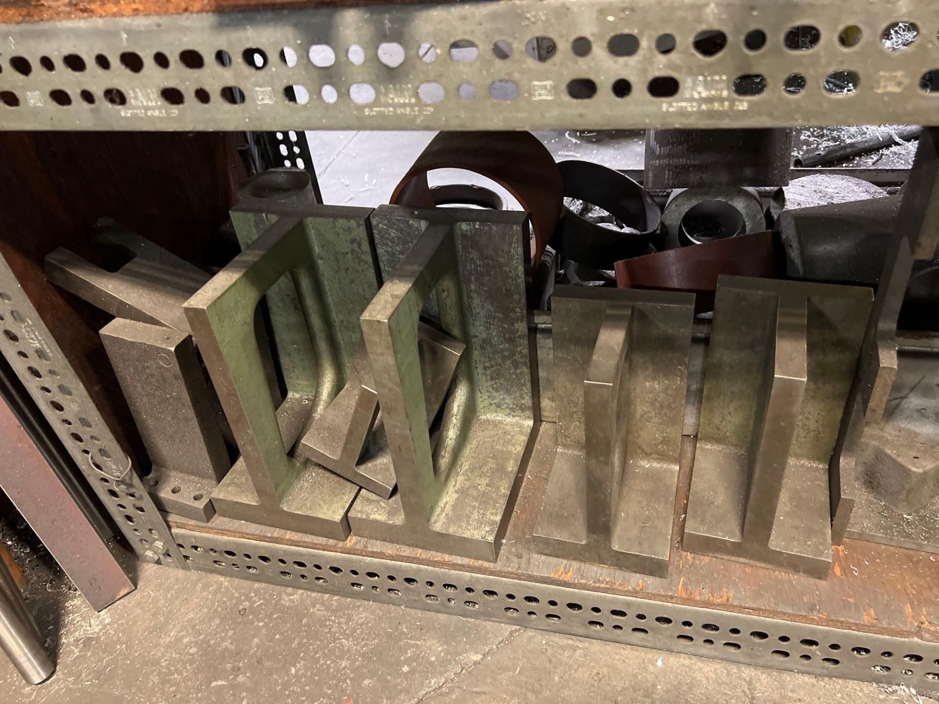 Steel 5 Shelf Storage Rack w/ Components - Image 8 of 9