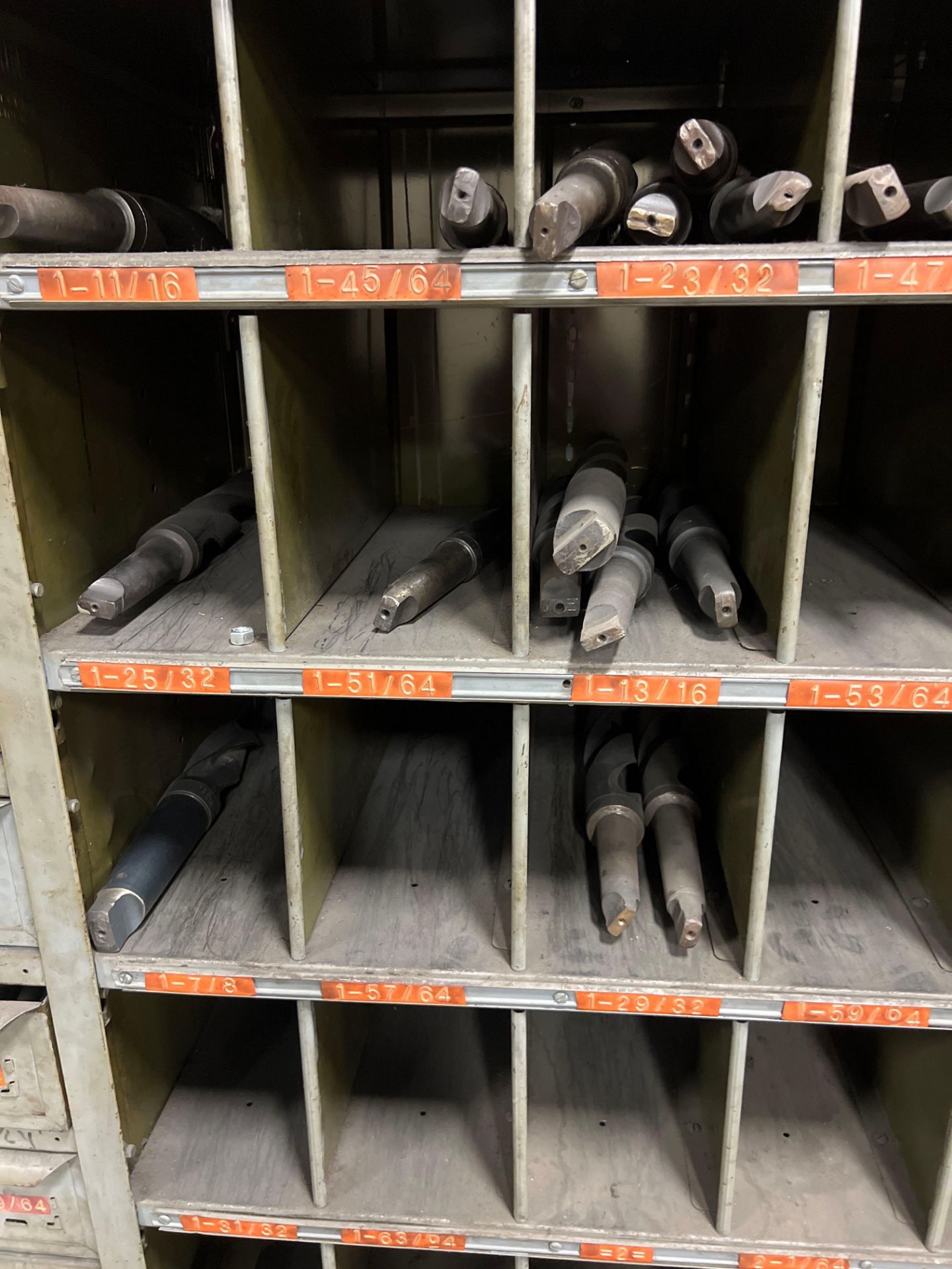 Lot of (3) Shelving Units w/ Morse Taper Drills - Image 10 of 12