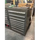 9 Drawer Vidmar like Cabinet w/ Contents