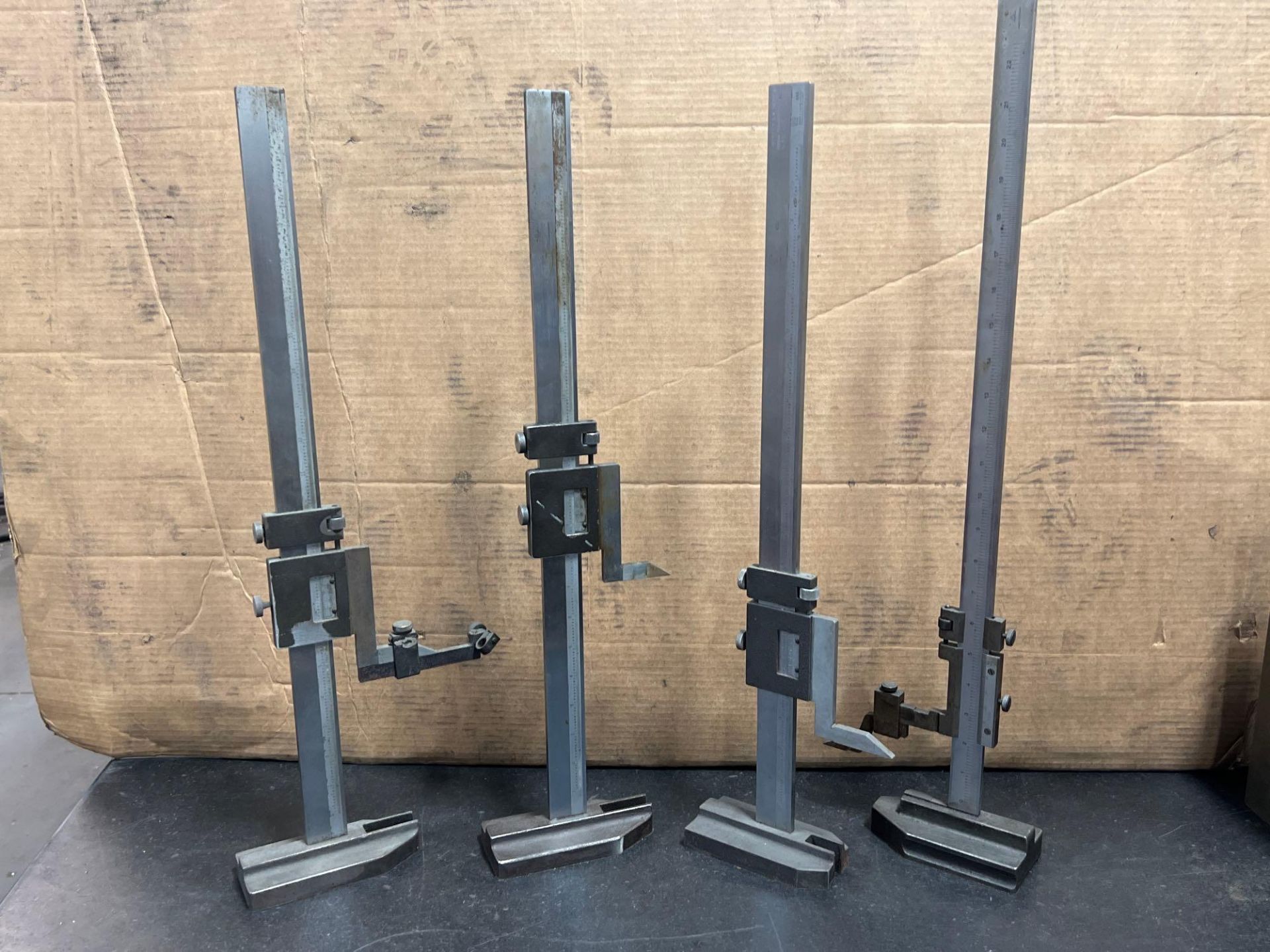 Lot of (4) Vernier Height Gages