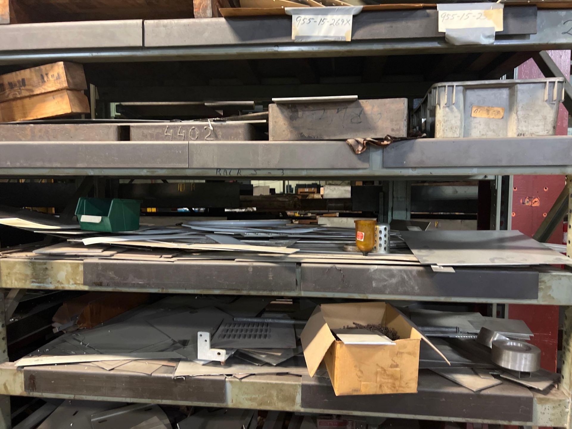 Lot of (3) Sections of Pallet Racking w/ Contents - Image 7 of 14