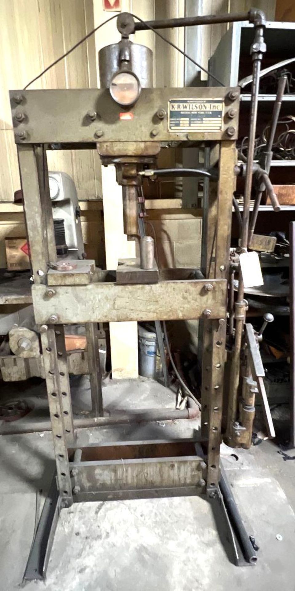 25 Ton K R Wilson Hydraulic H Frame Press - Image 2 of 4