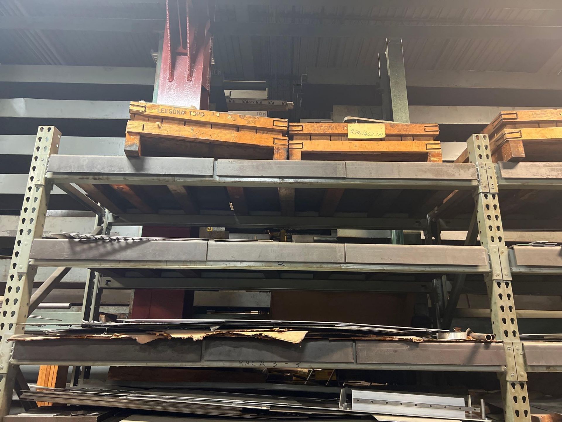 Lot of (3) Sections of Pallet Racking w/ Contents - Image 14 of 14