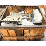 Crate of Used Fanuc Boards & Parts