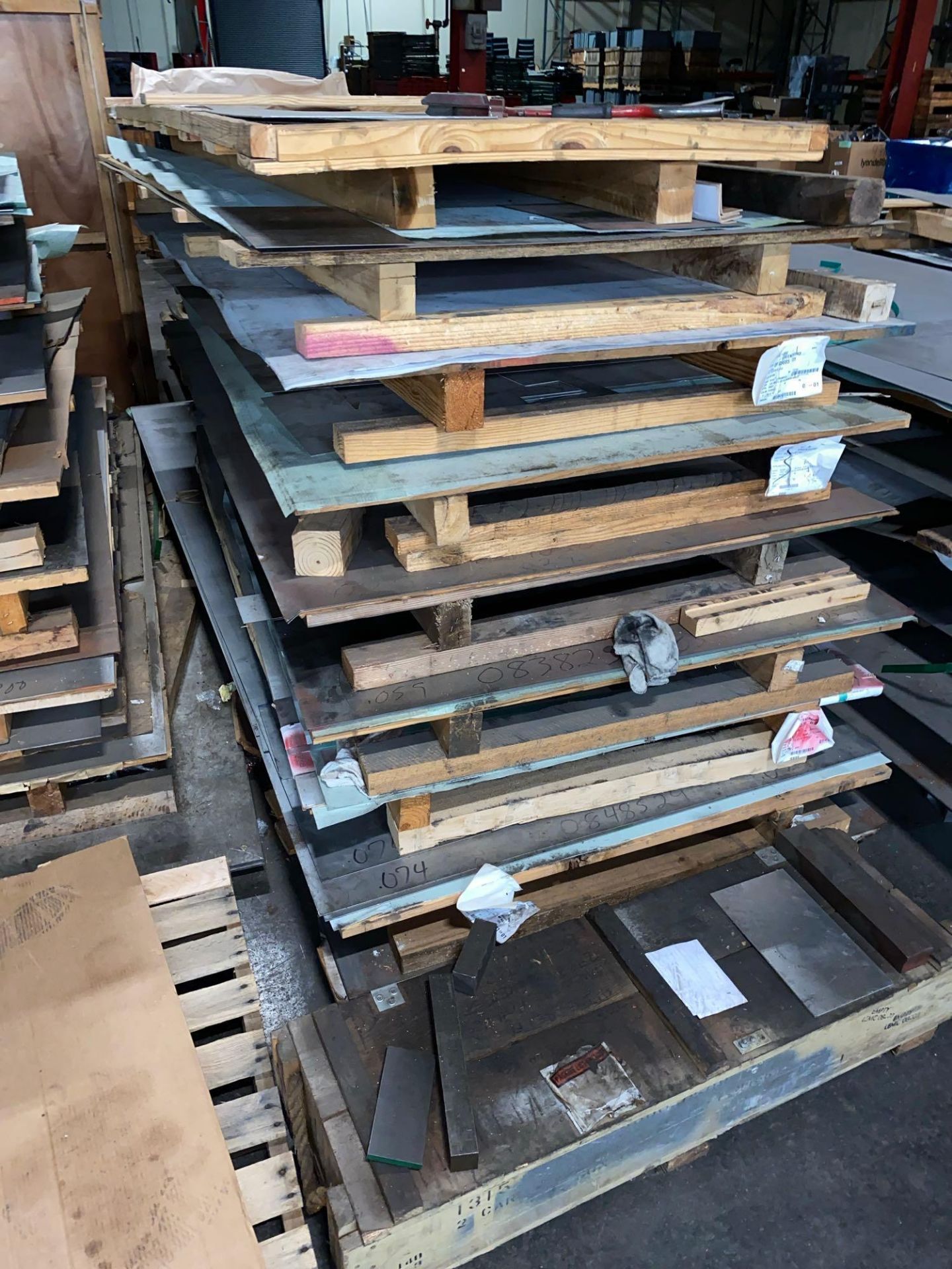 Large Lot of Misc. Steel Product, Mostly sheet - Image 4 of 8