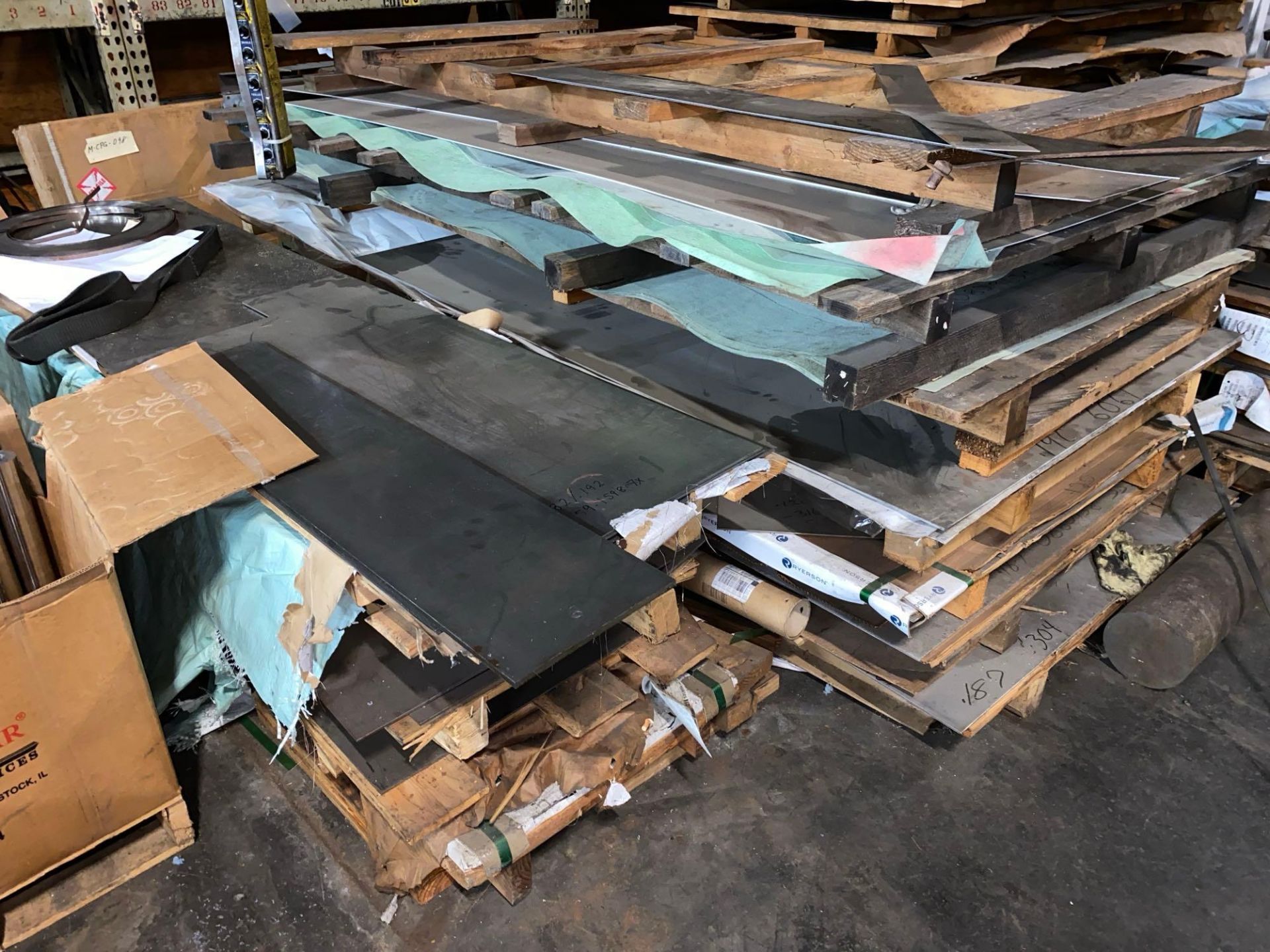 Large Lot of Misc. Steel Product, Mostly sheet - Image 4 of 7
