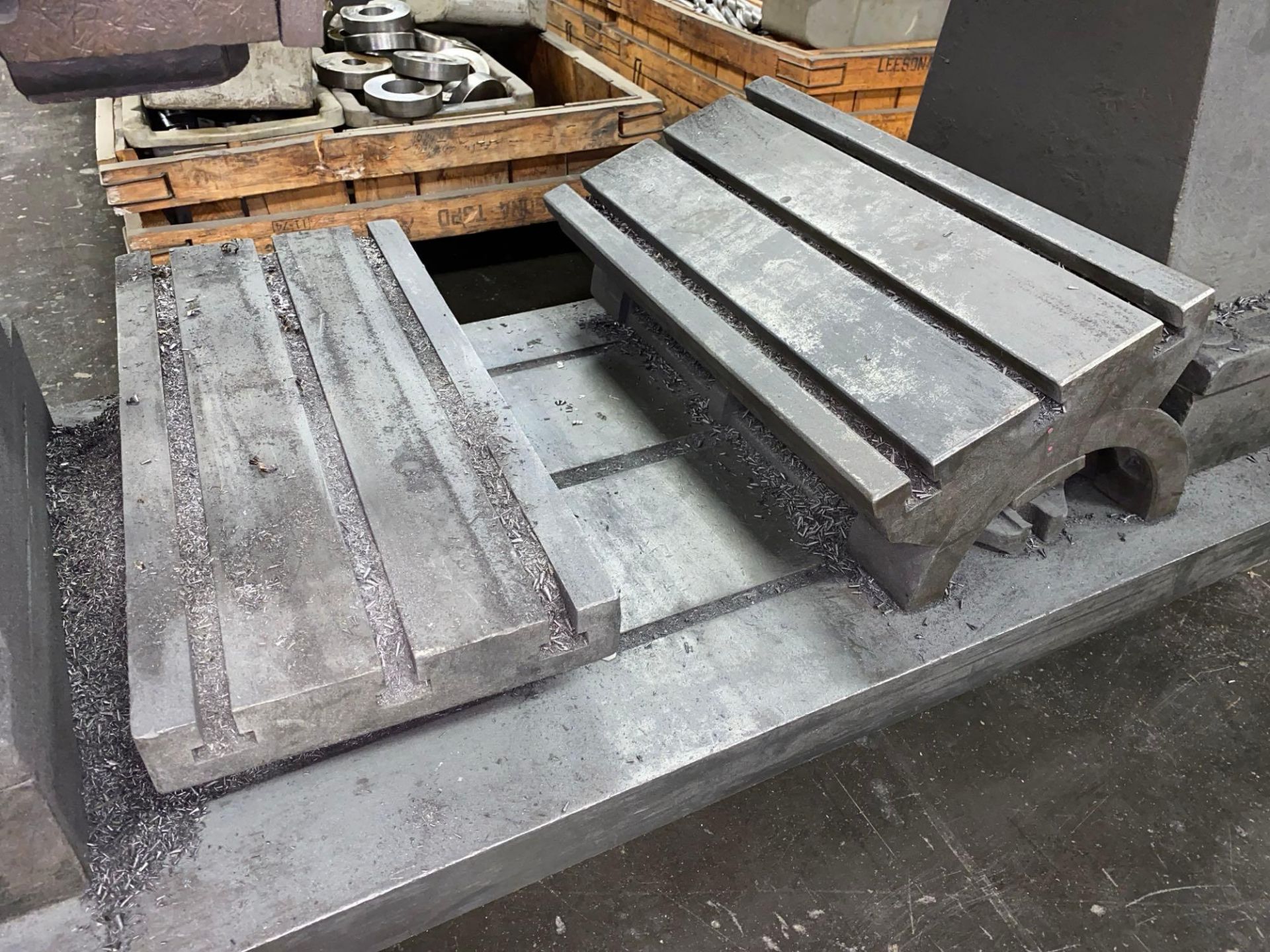 Lot of (3) Cast Iron Tilting & Layout T-Slotted Plates - Image 5 of 9