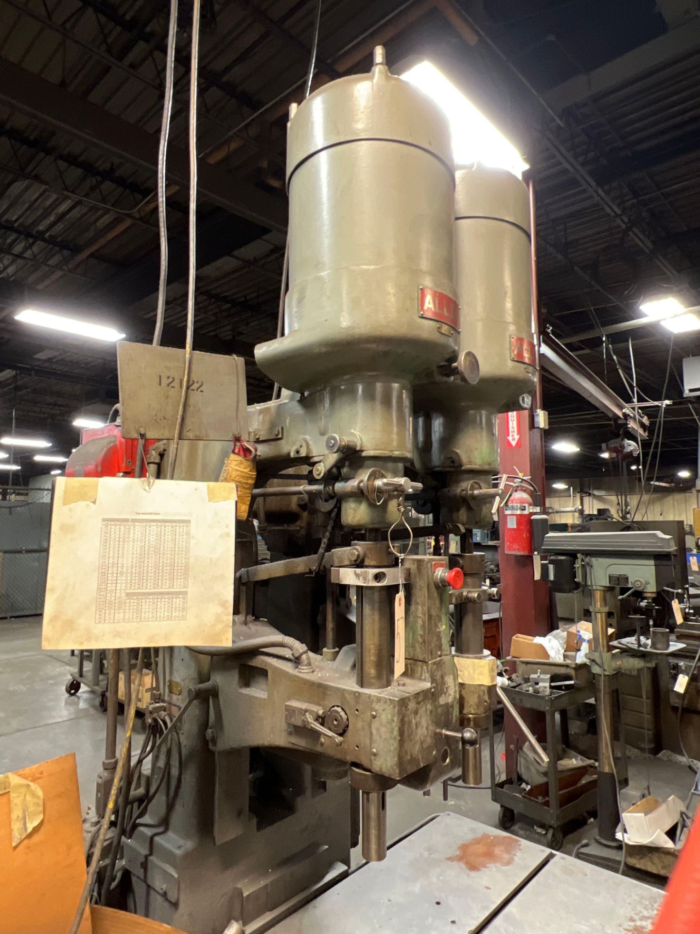 30" (2) Spindle in line Allen Drill Press - Image 5 of 8