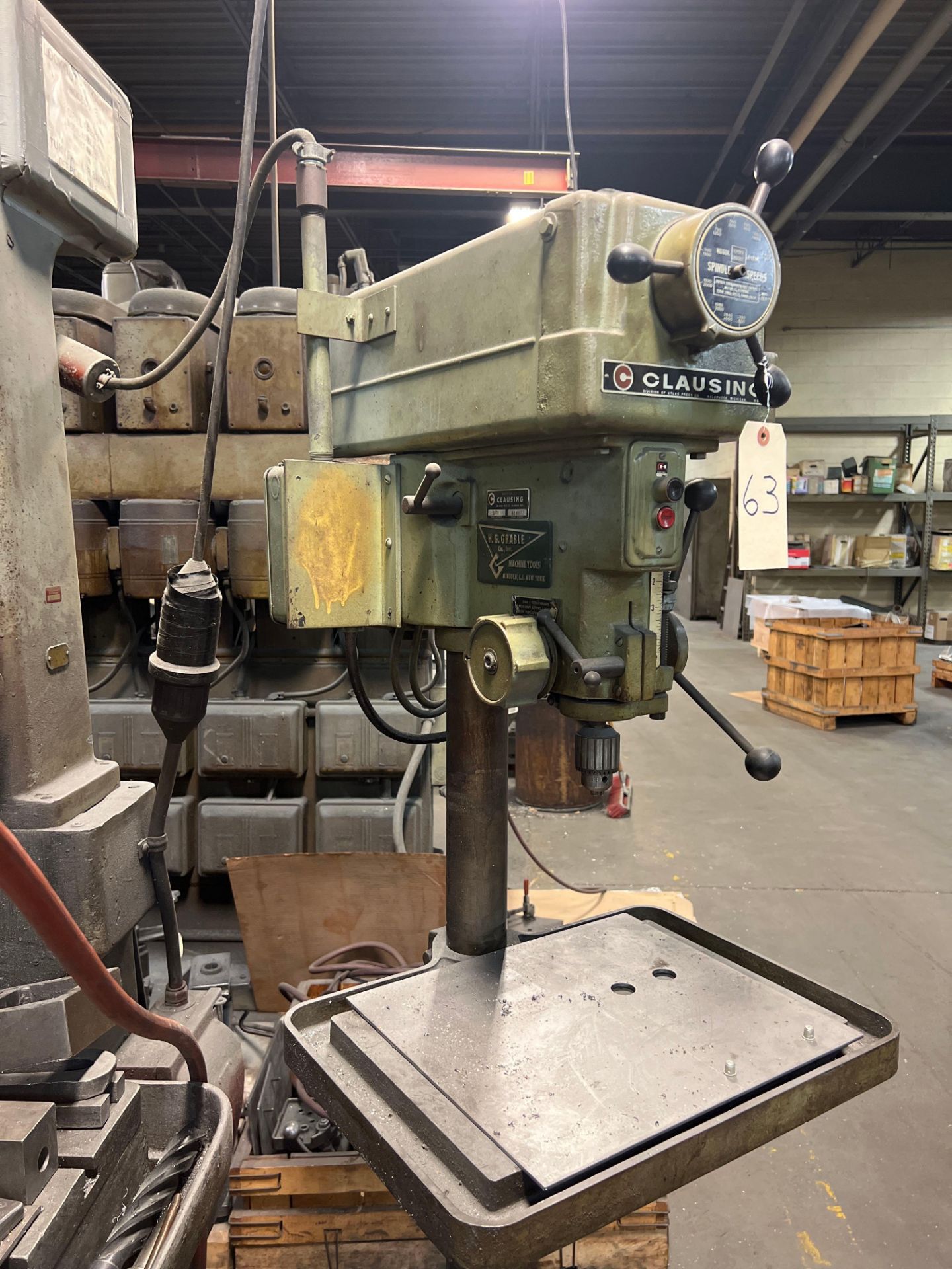 15" Clausing Single Spindle Drill Press - Image 5 of 5