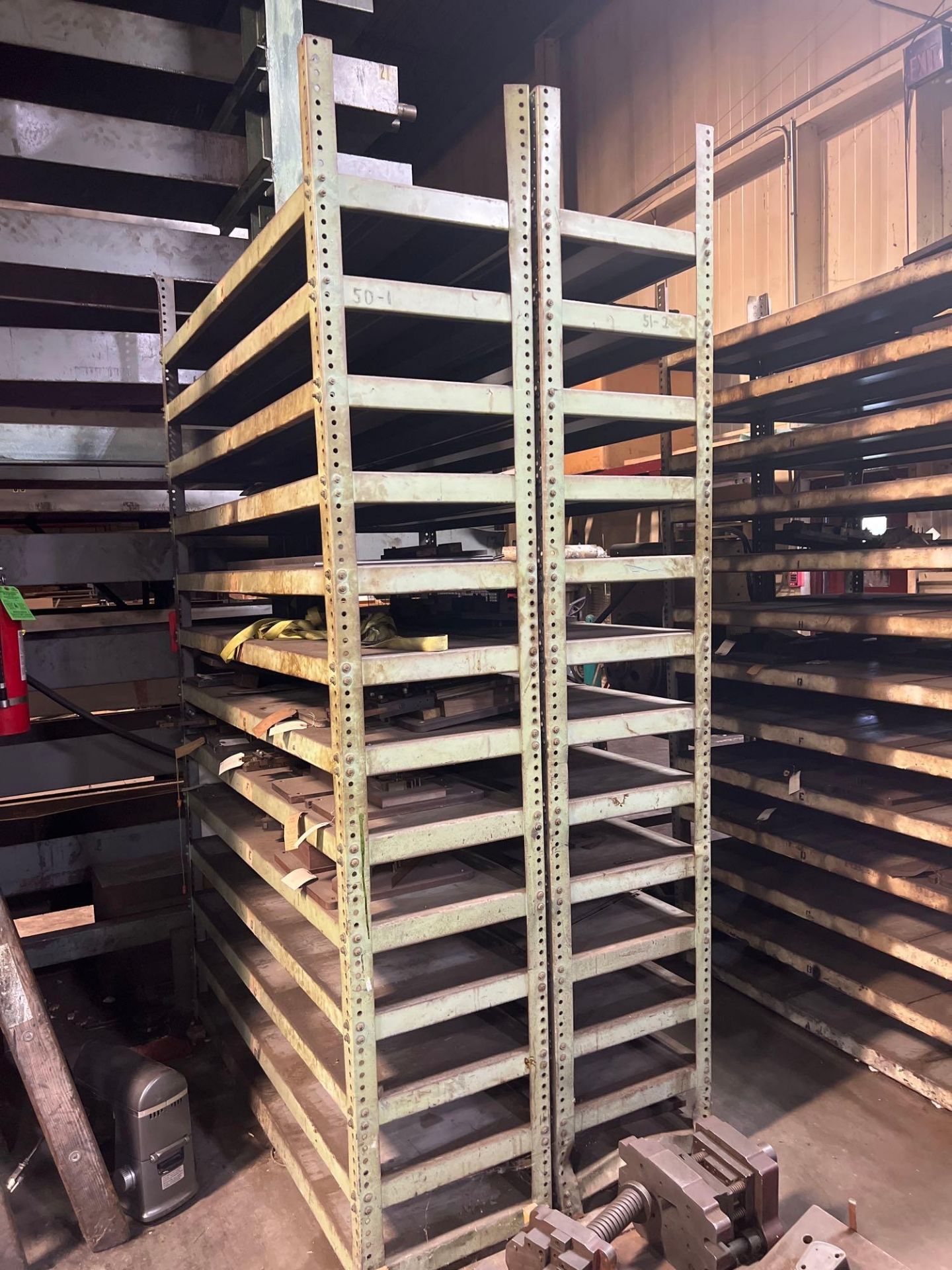 Lot of (2) Shelving Units w/ Contents - Image 2 of 3