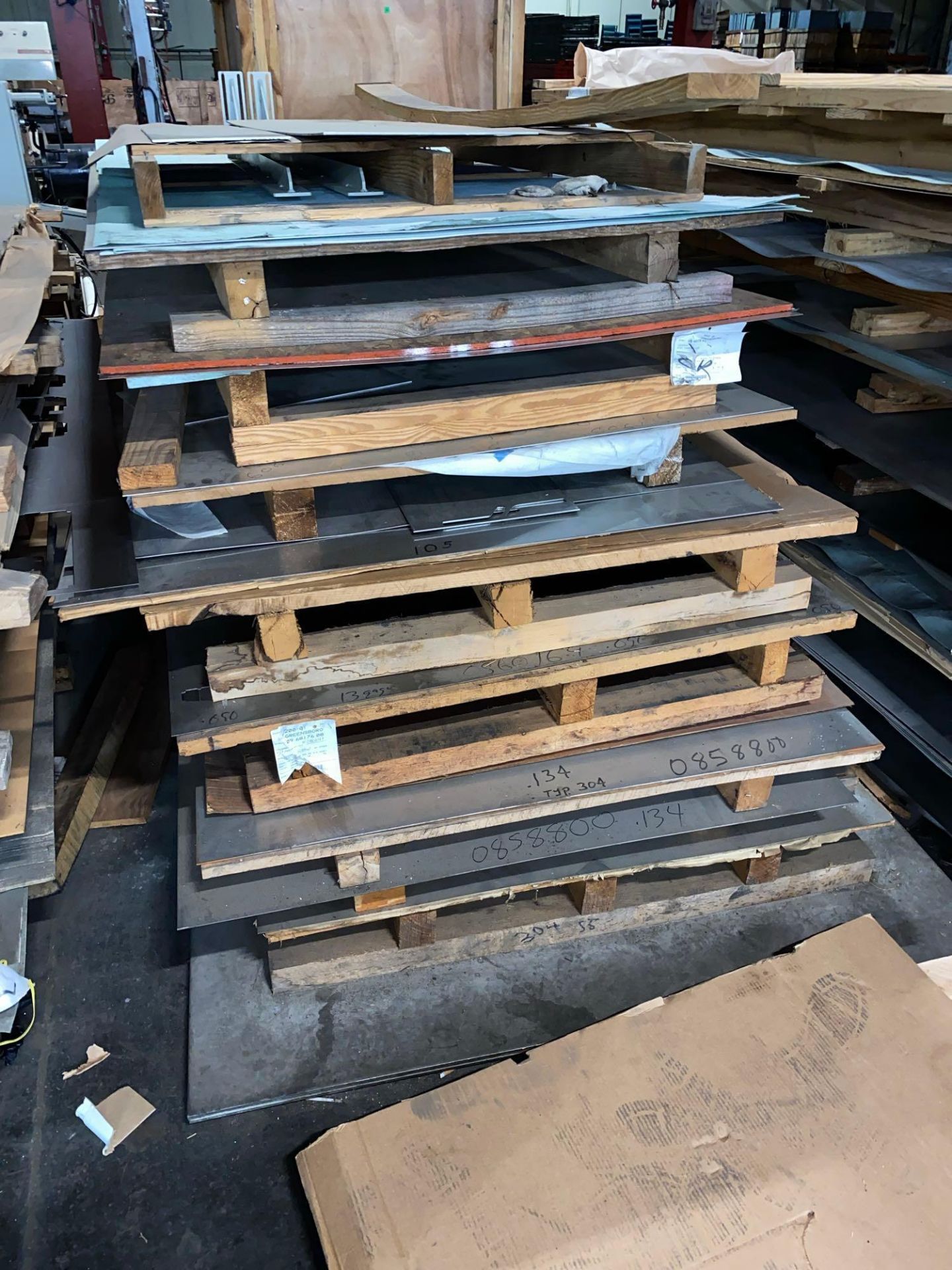 Large Lot of Misc. Steel Product, Mostly sheet - Image 3 of 8