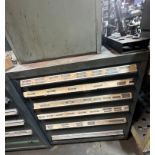 6 Drawer Vidmar Like Cabinet w/ Contents Inside