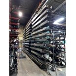 Loading fee TBD Cantilever Shelving w/ Steel, Aluminum, Pipe & Materials, Large Lot Cantilever Secti