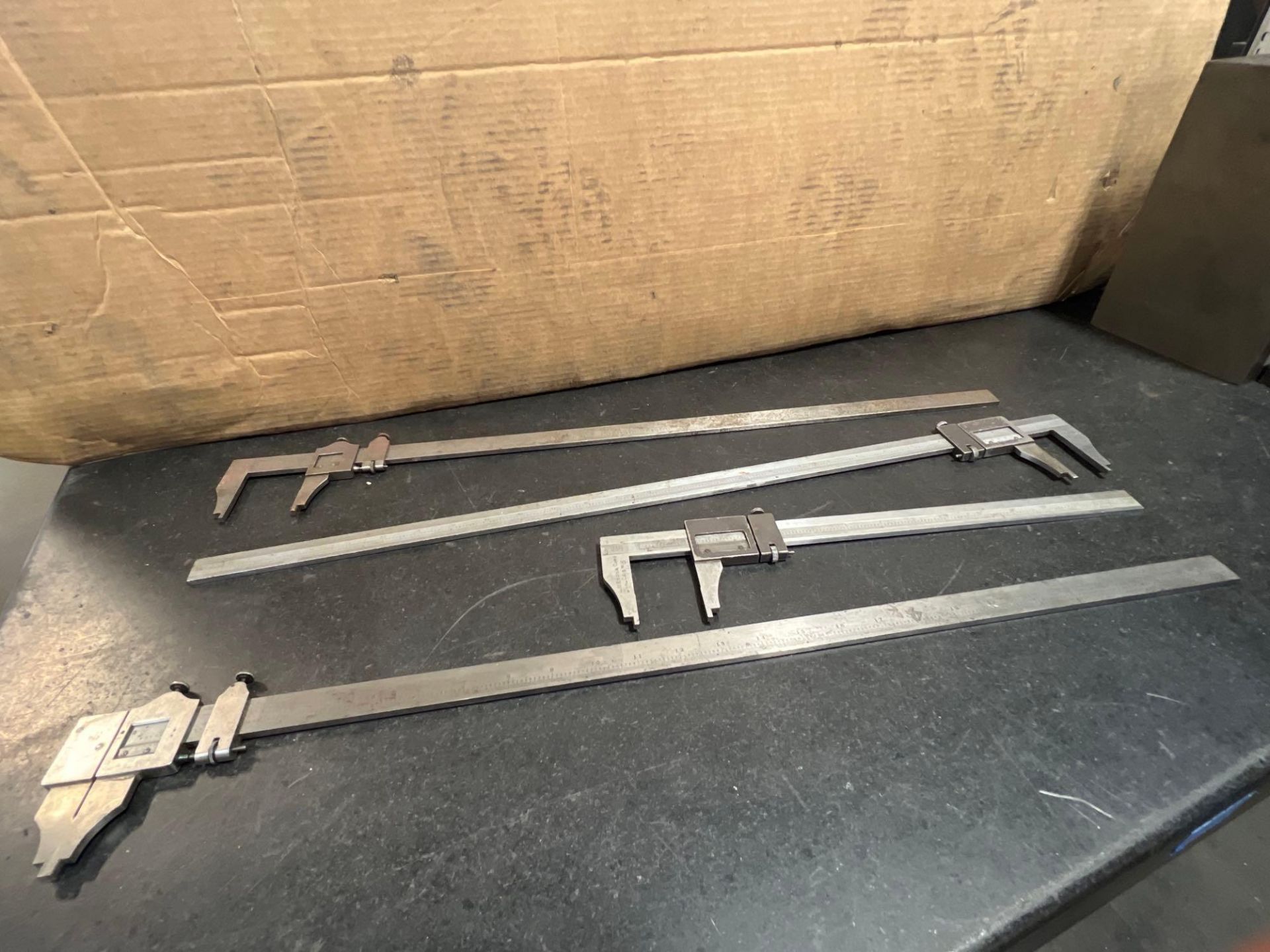 Lot of (4) Vernier Calipers