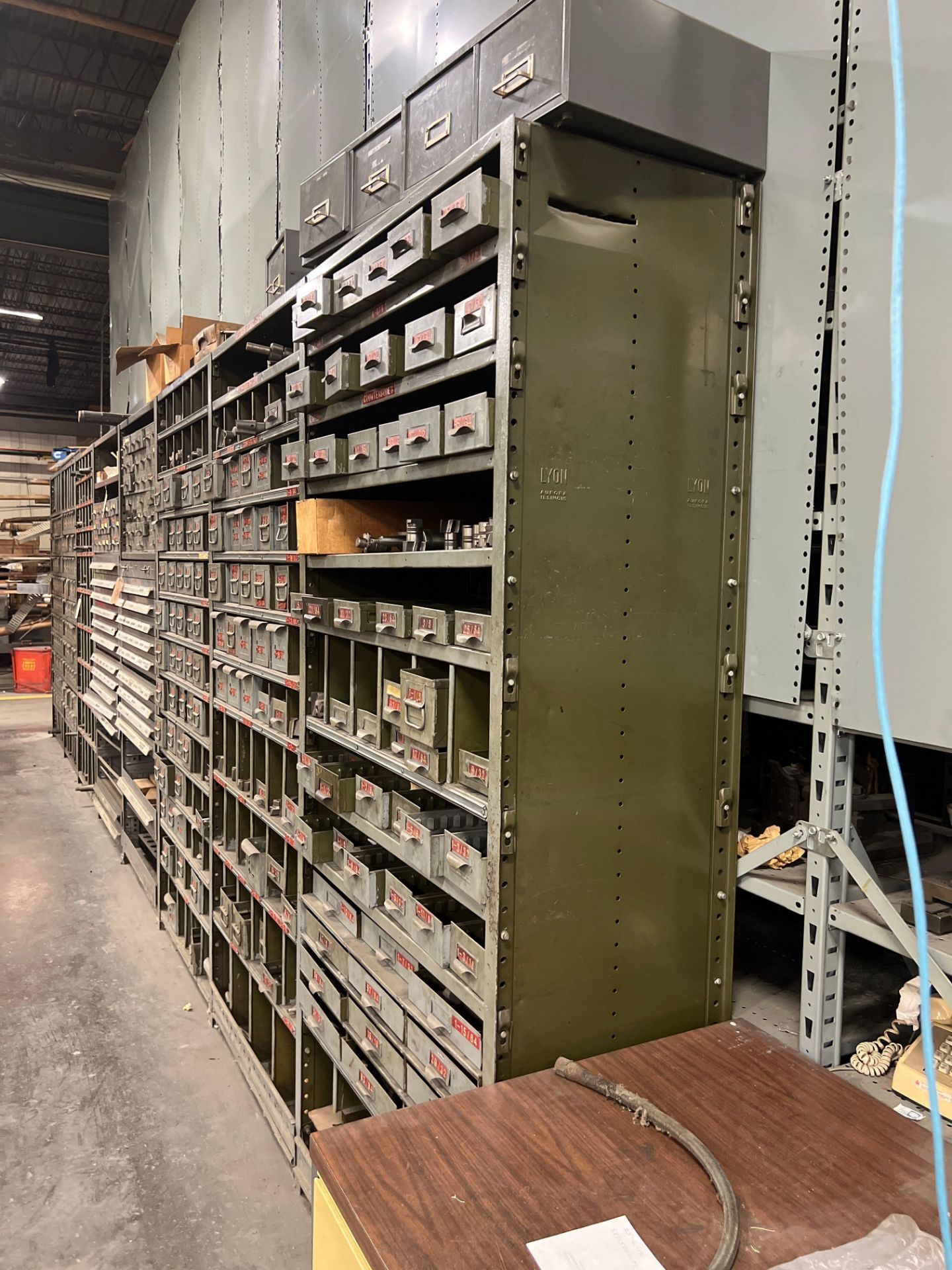 Lot of (3) Shelving Units w/ Misc. Cutters and CounterBores - Image 12 of 12