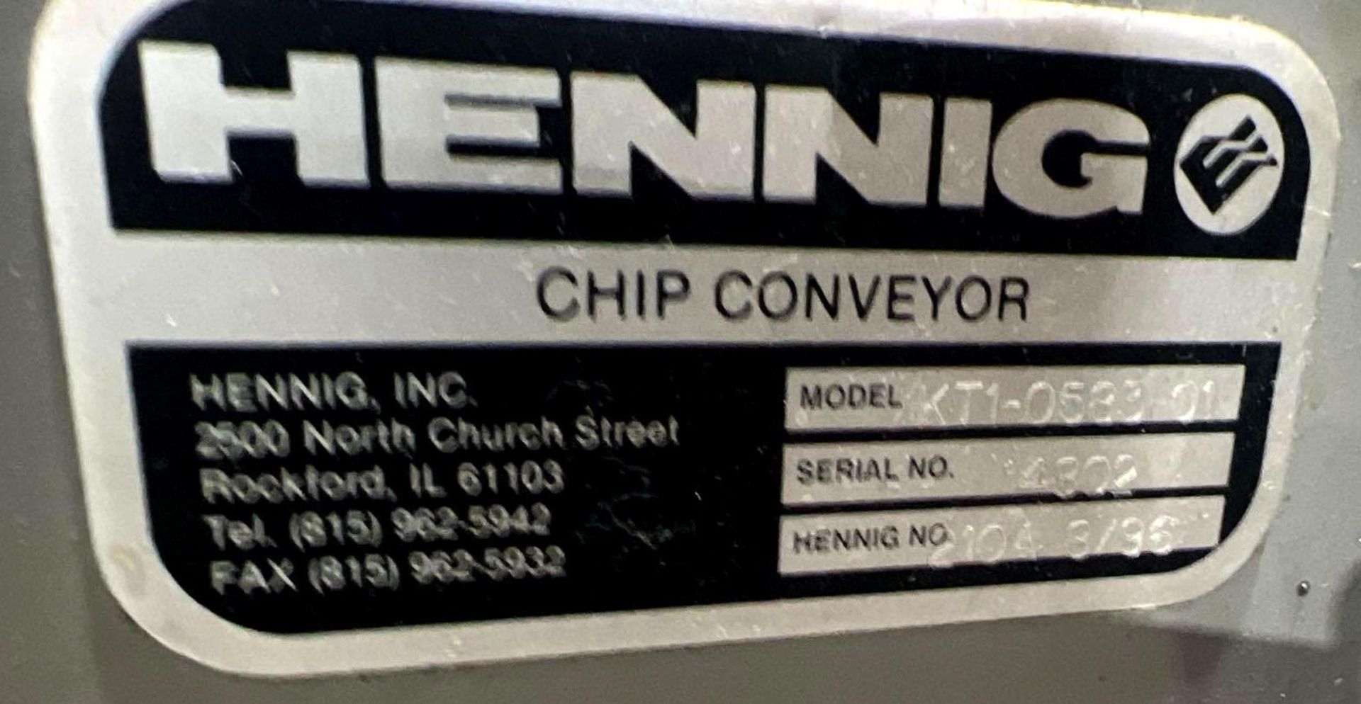 Henning Chip Conveyor - Image 2 of 7