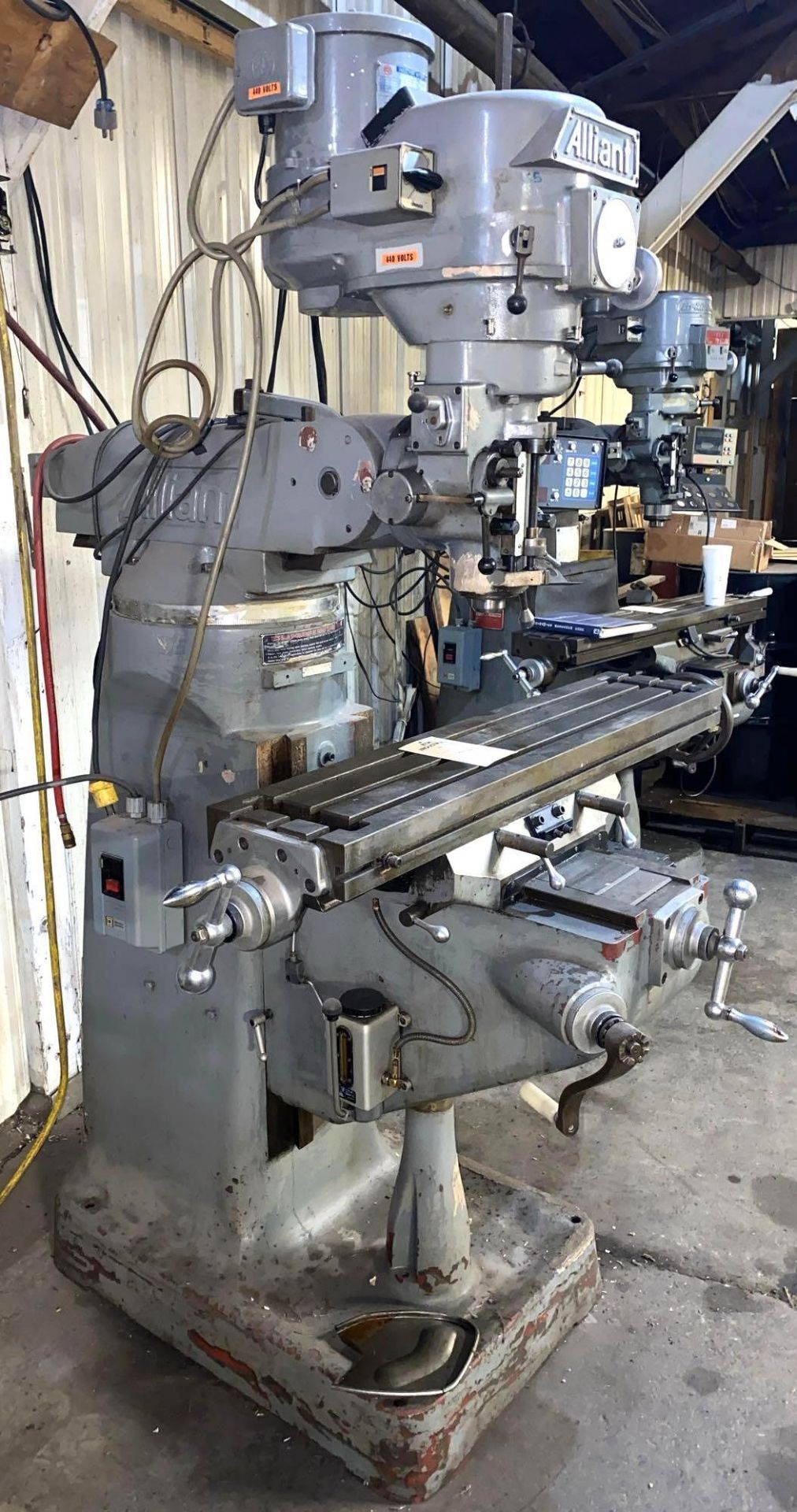 9" x 42" Alliant Vertical Mill, 3 HP - Image 4 of 9