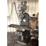 2 HP Bridgeport Series I Vertical Mill