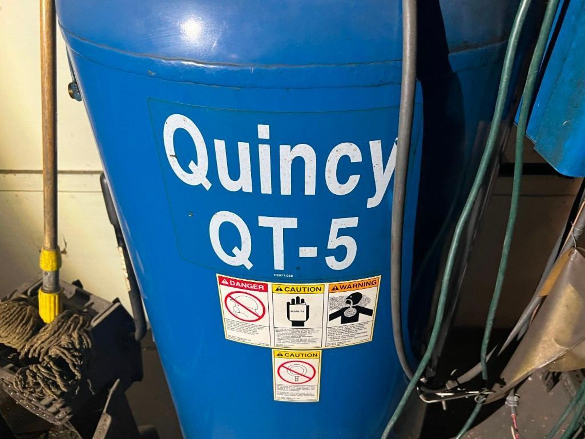 5 HP Quincy #QTV5-80 Air Compressor *NEEDS REPAIR* - Image 5 of 5