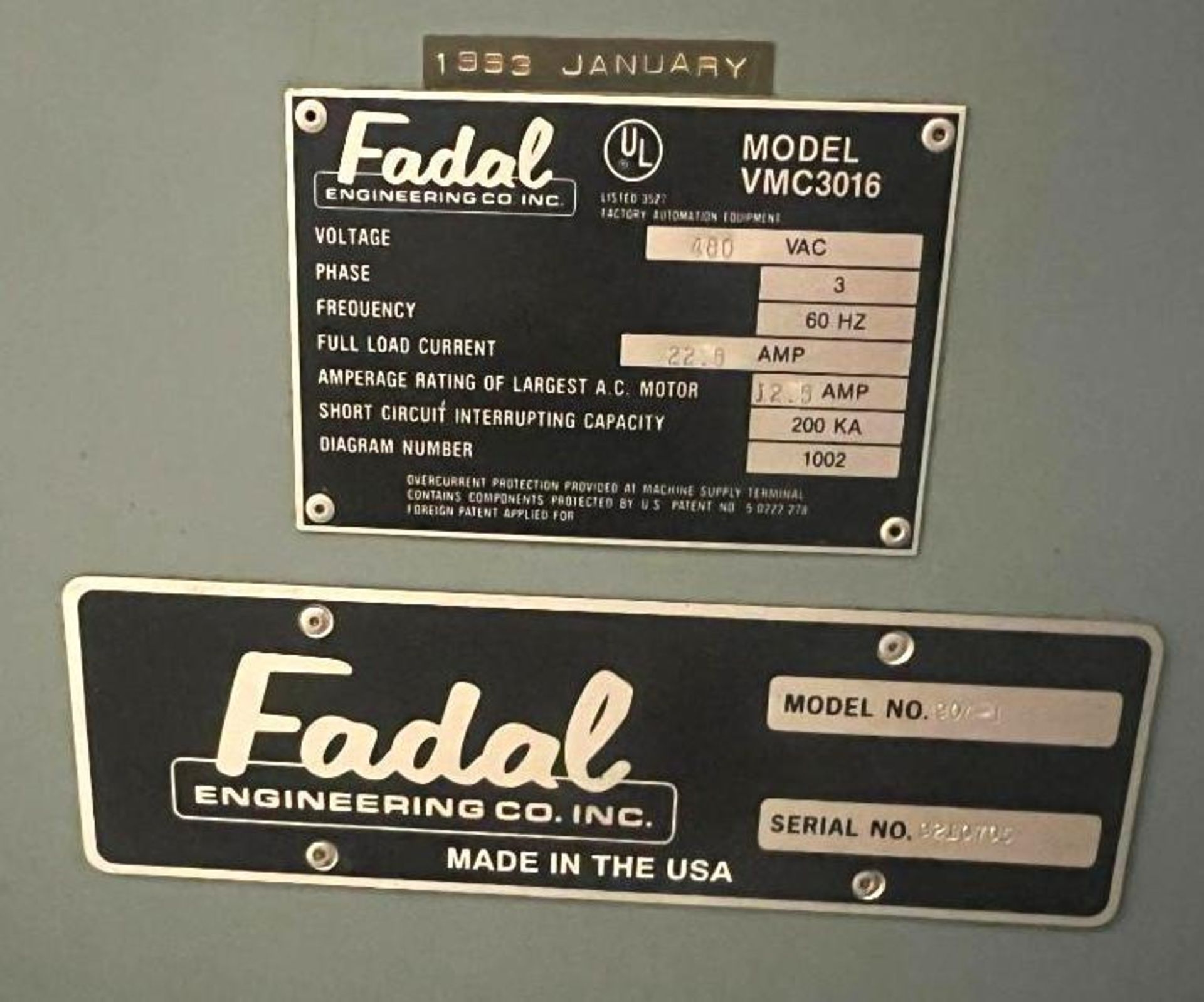 Fadal #3016 Vertical Machining Center - Image 6 of 12