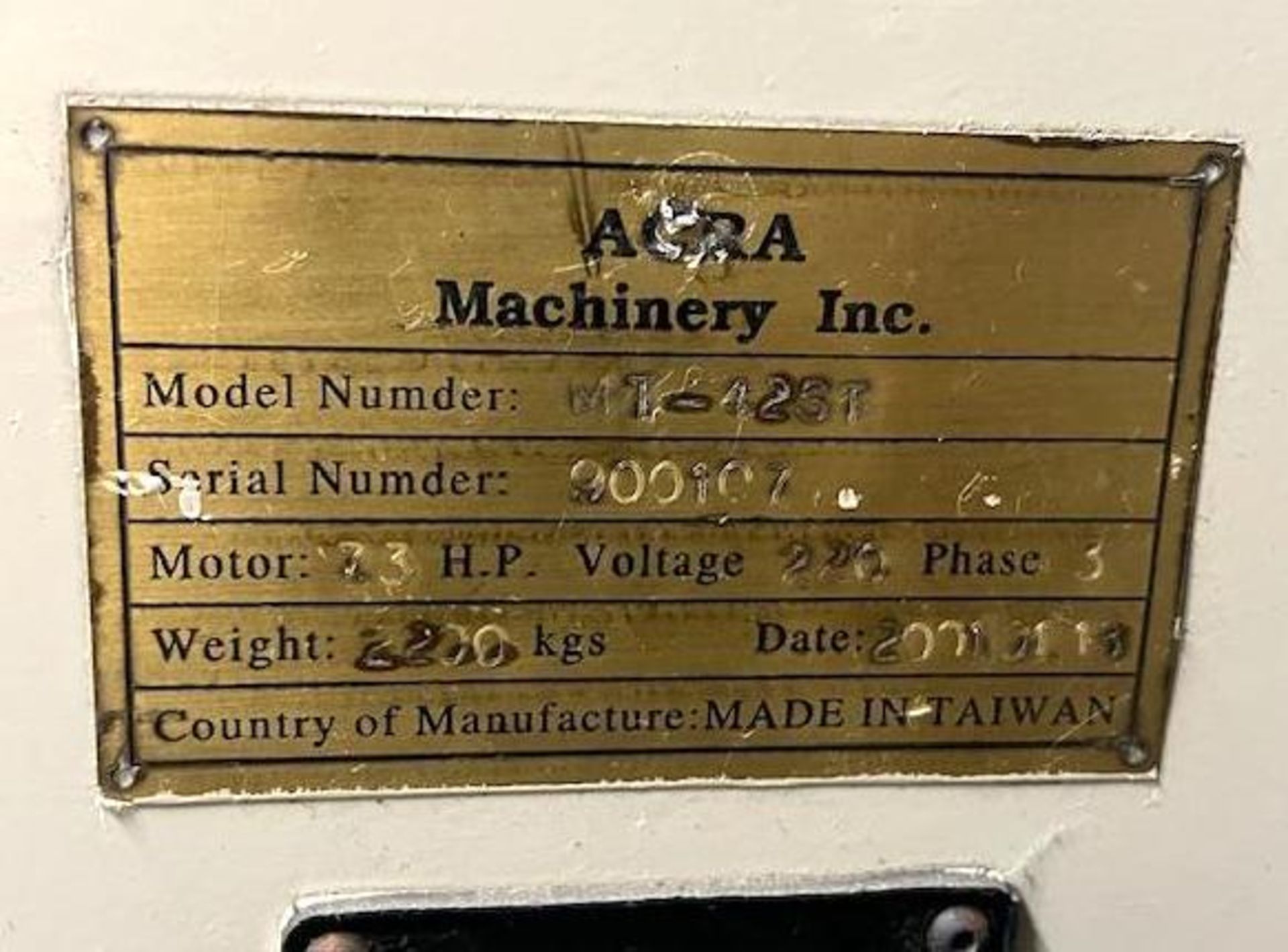 Acra CNC Lathe w/ Fanuc OT Control - Image 14 of 14