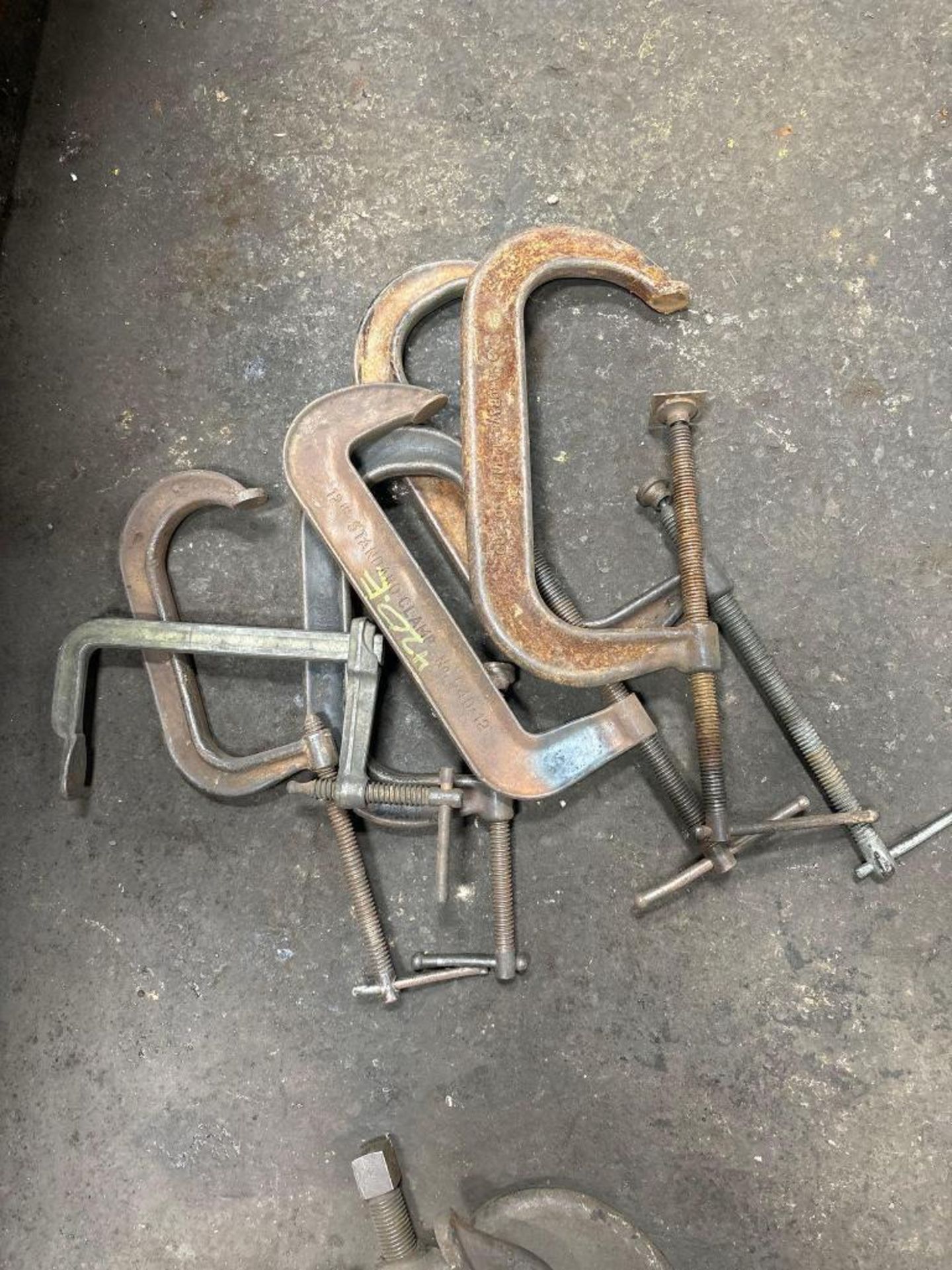 6 Assorted Bar/C Clamps