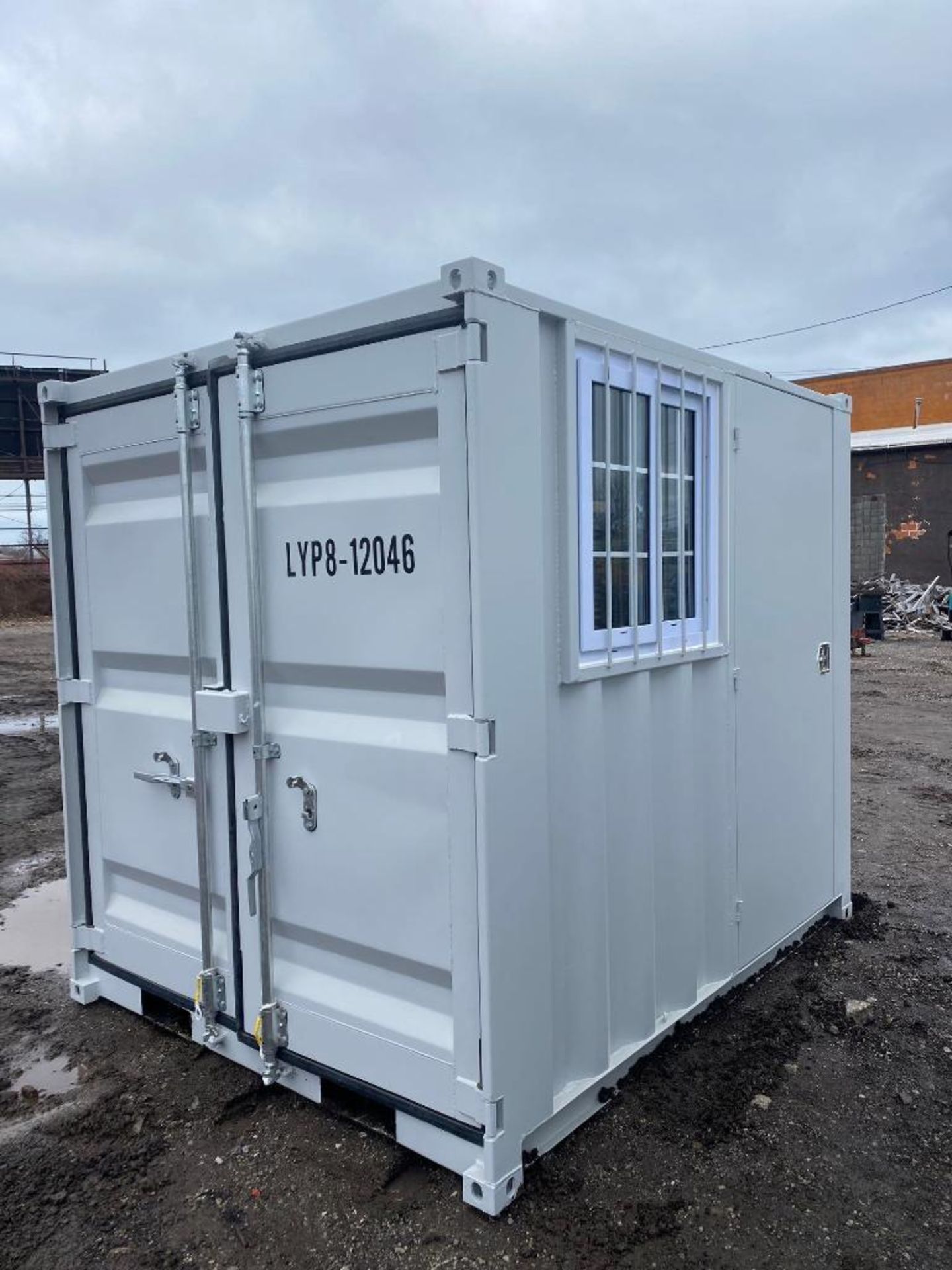 New Chery Industrial Co 8ft deep x 7ft high x 6.5ft wide Steel Mobile Container/Office - Image 2 of 5