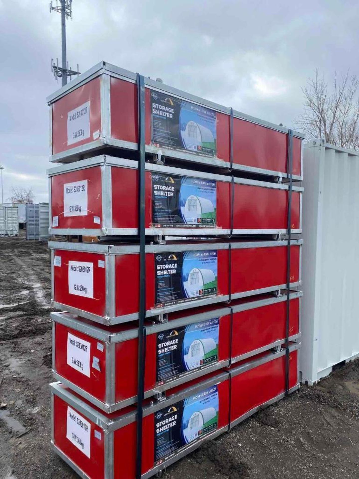 New Chery Industrial Co 20ft x 30ft x 12ft Storage Shelter Model S203012R - Bild 2 aus 5