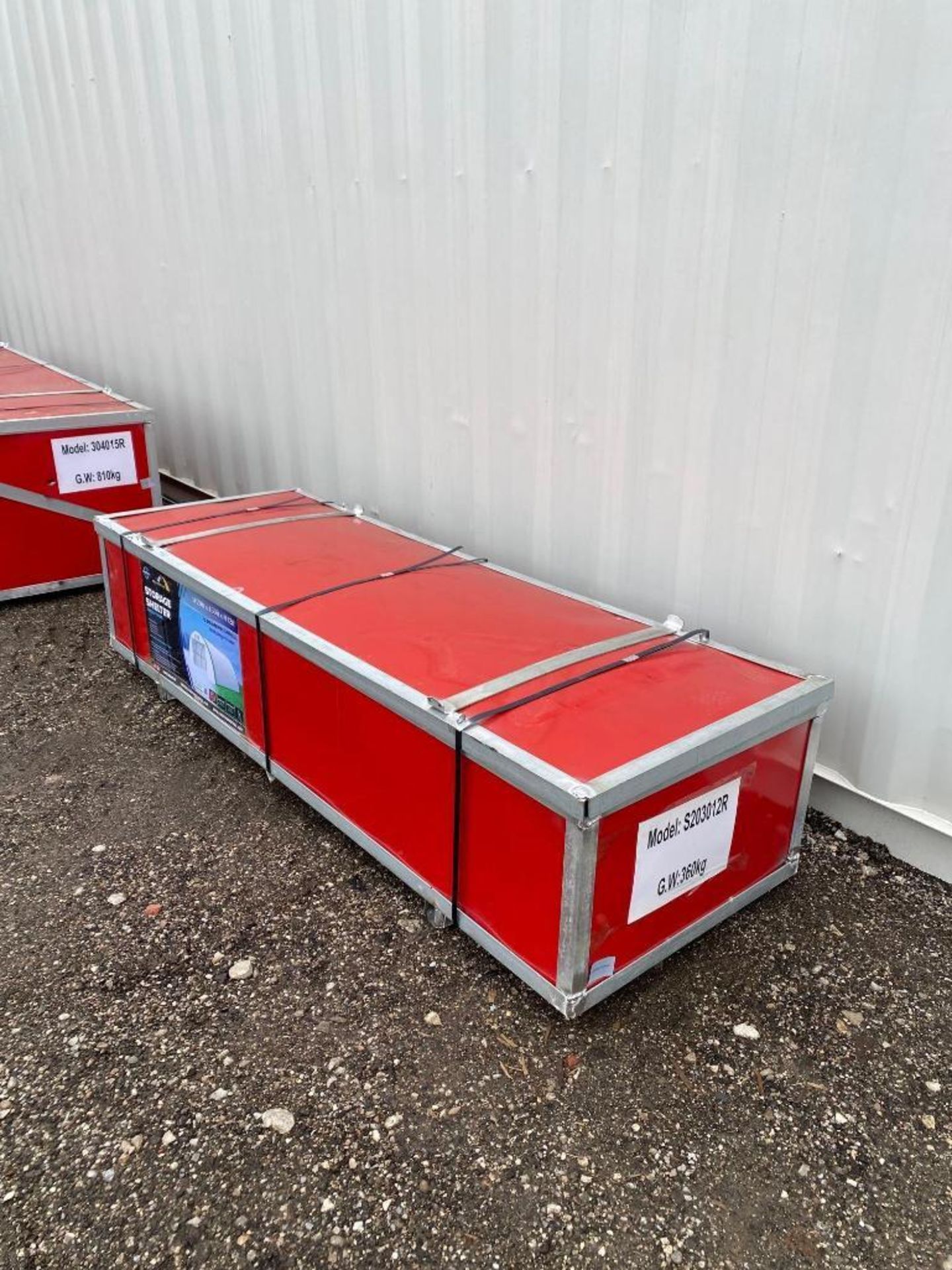 New Chery Industrial 20ft x 30ft x 12ft Outdoor Storage Shelter Model S203012R - Bild 3 aus 4