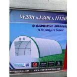 New Chery Industrial 20ft x 30ft x 12ft Outdoor Storage Shelter Model S203012R