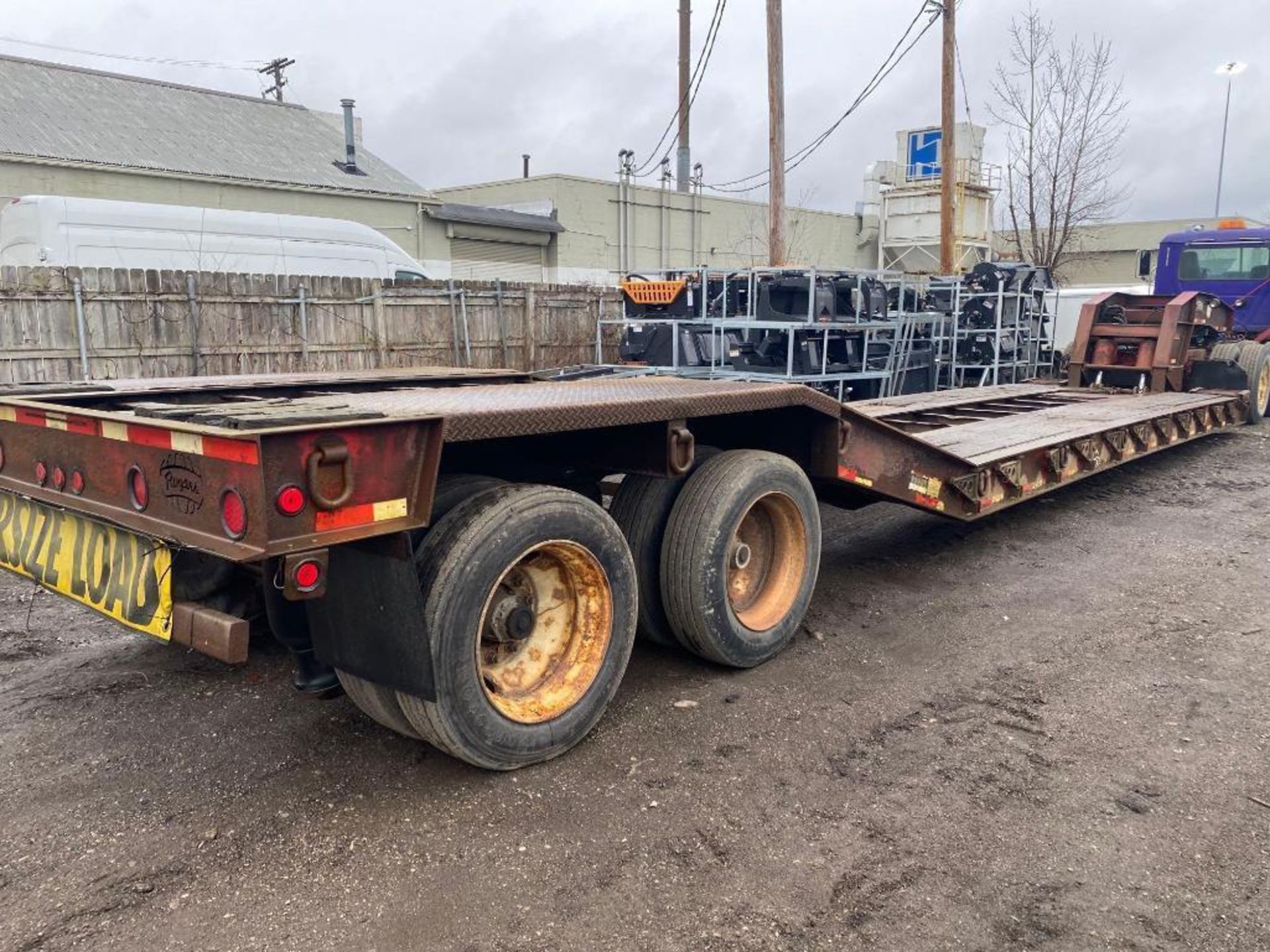 Rogers Trailer Co “Croucher” 40ft Lowboy Hydraulic Equipment Trailer - Image 6 of 18