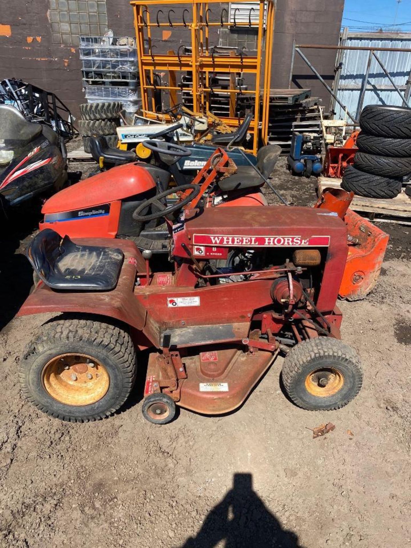 Vintage Wheel Horse Model 8 Riding Lawn Mower