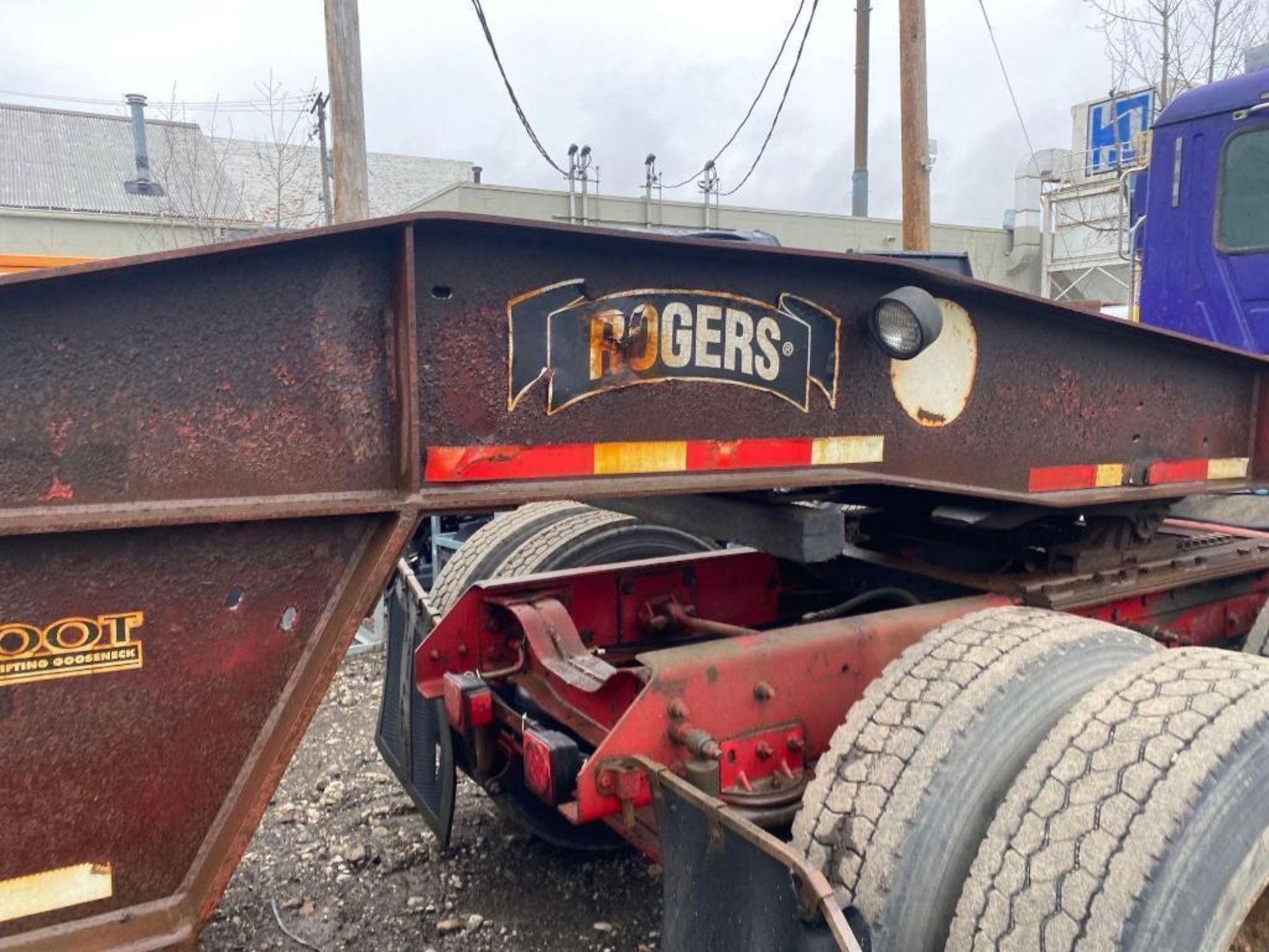 Rogers Trailer Co “Croucher” 40ft Lowboy Hydraulic Equipment Trailer - Image 3 of 18