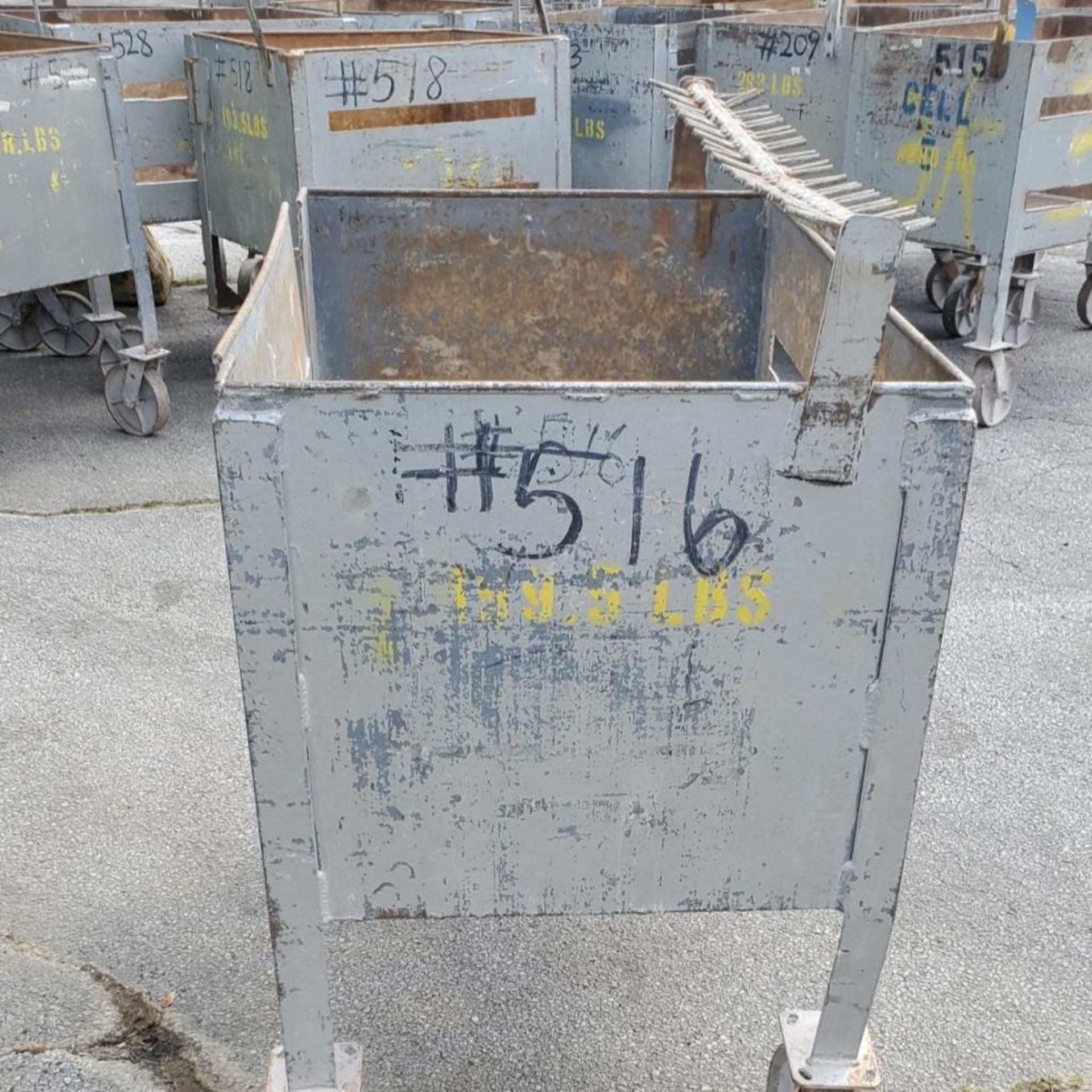 (5) Steel Carts - Slots w/ side door (located off-site, please read description) - Image 3 of 6