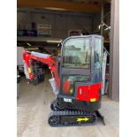 New MIVE Co Gas Powered Mini Excavator (Full Cab) Model VA13C