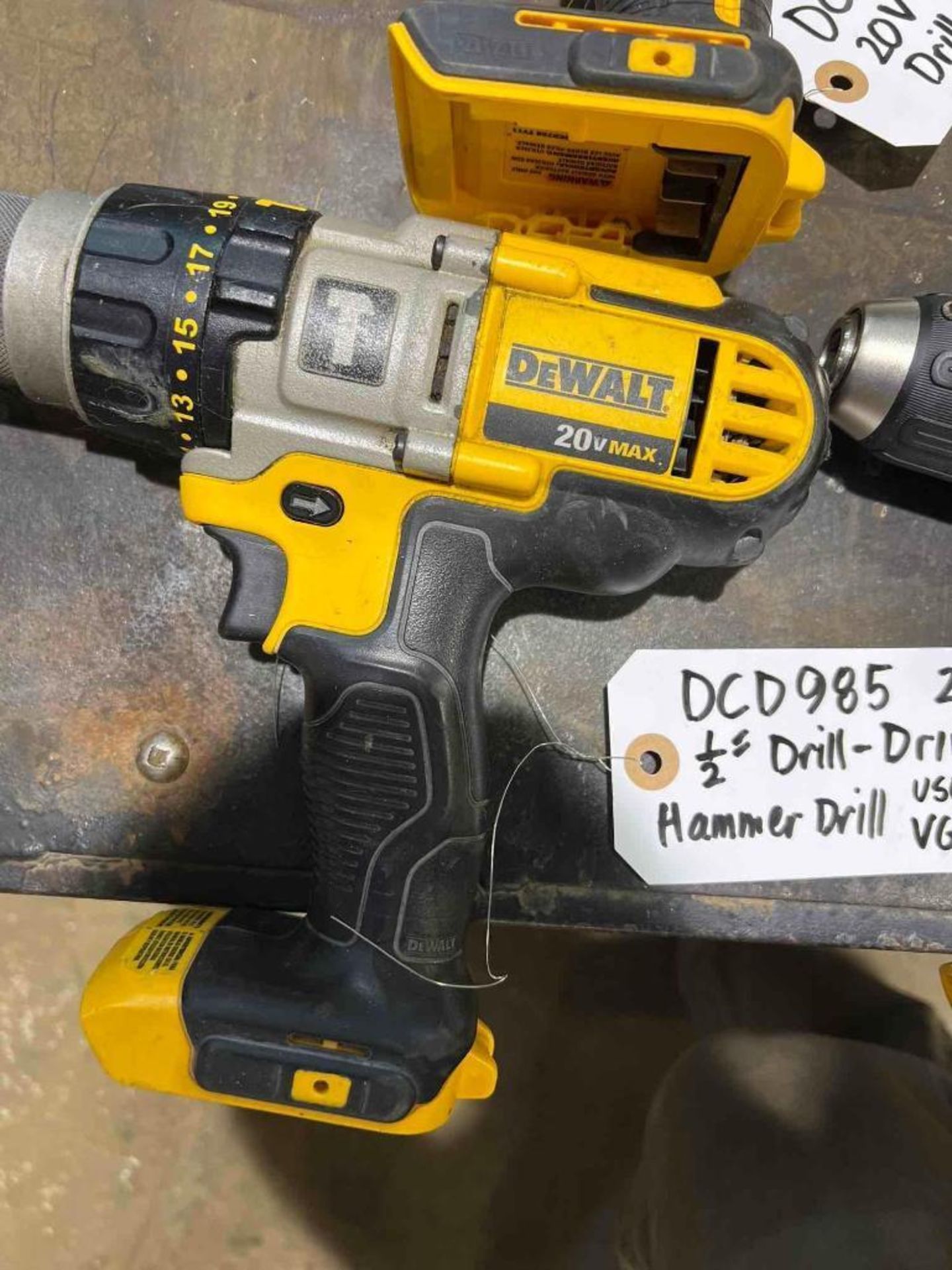 (4) 20v Cordless Dewalt Drill/Drivers. - Image 5 of 5