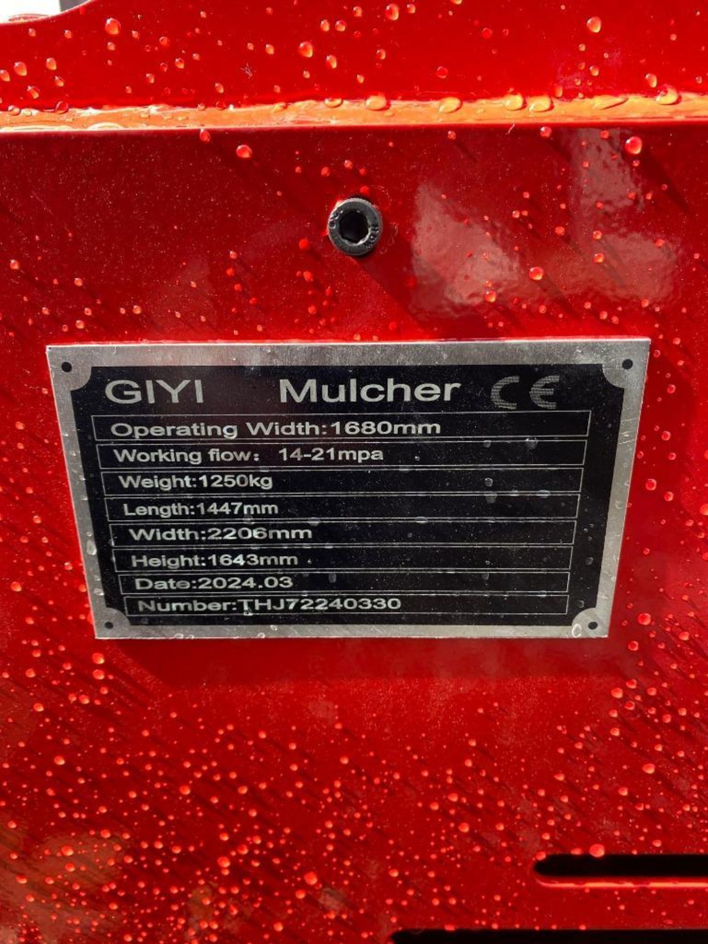 New GIYI Co Extreme Mulcher Hydraulic Skidloader Attachment - Image 3 of 3