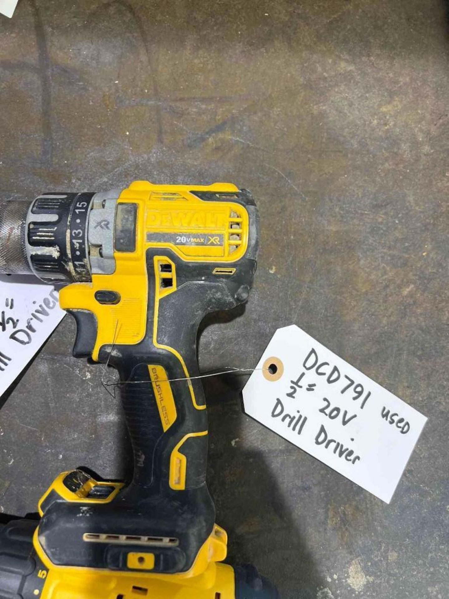 (4) 20v Cordless Dewalt Drill/Drivers. - Image 3 of 5