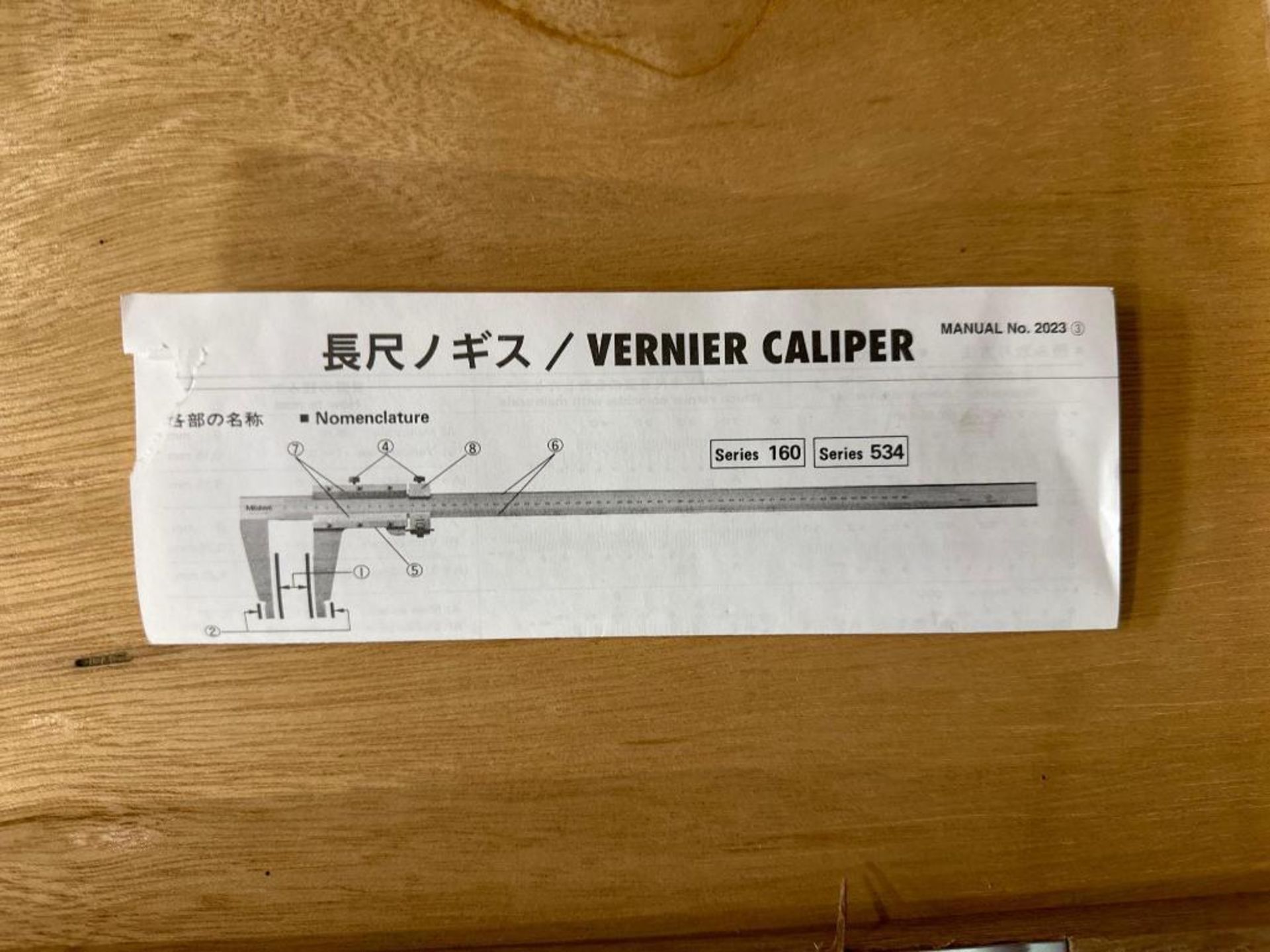 Mitutoyo Vernier Calipers in Wooden Case - Bild 2 aus 4