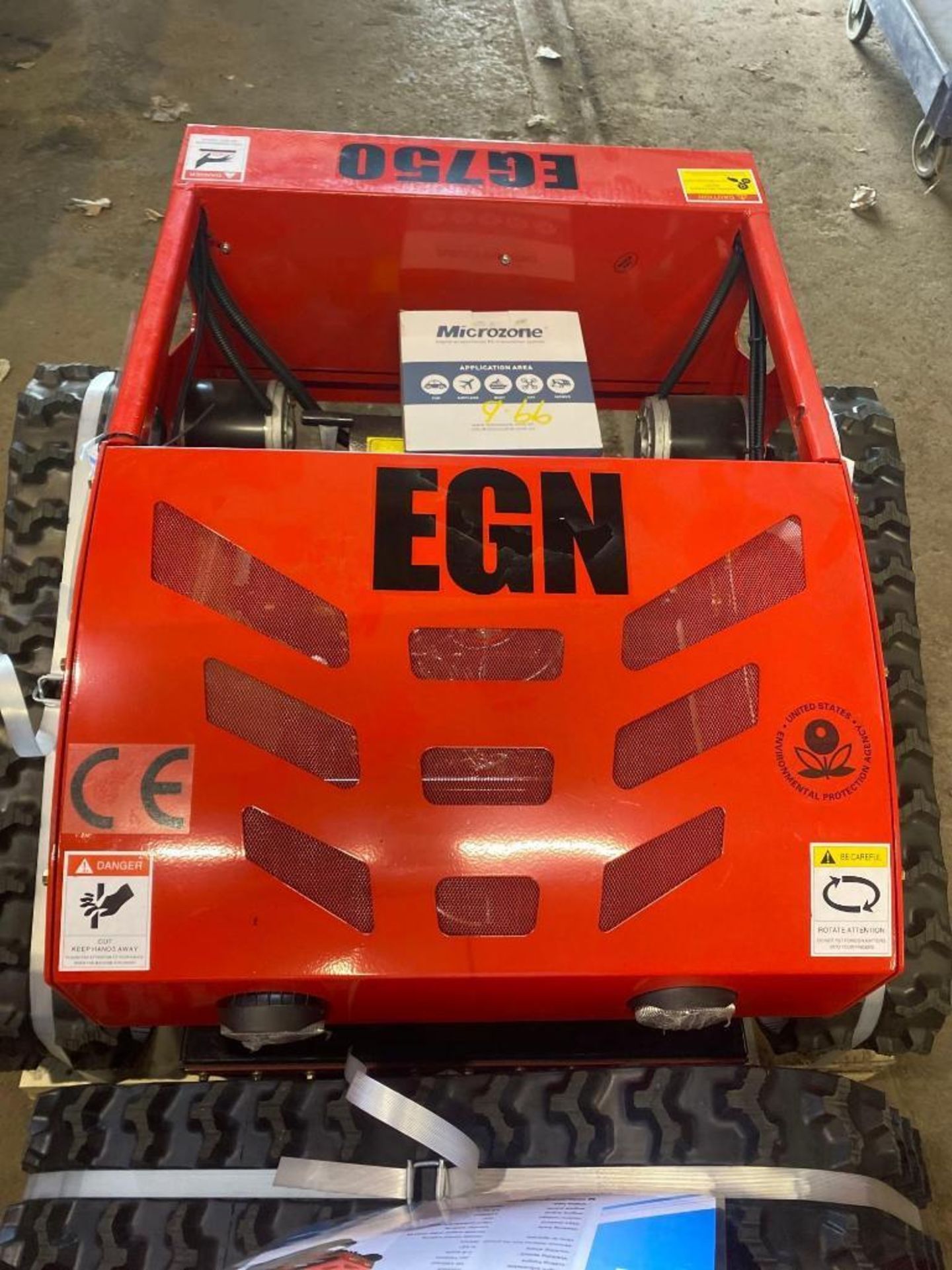 New EGN Co Remote Control Crawler Lawn Mower Model EG-750 - Image 3 of 3