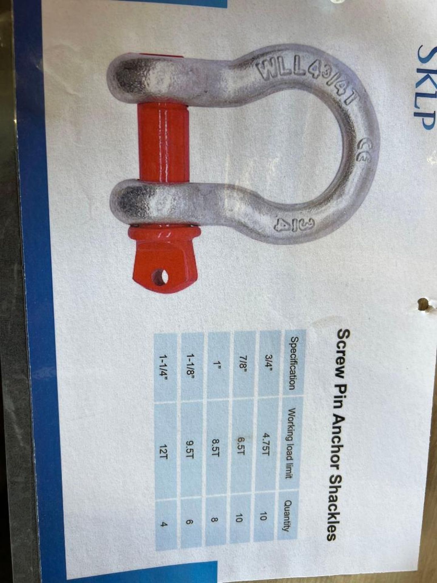 Screw Pin Anchor Shackles - Image 2 of 2