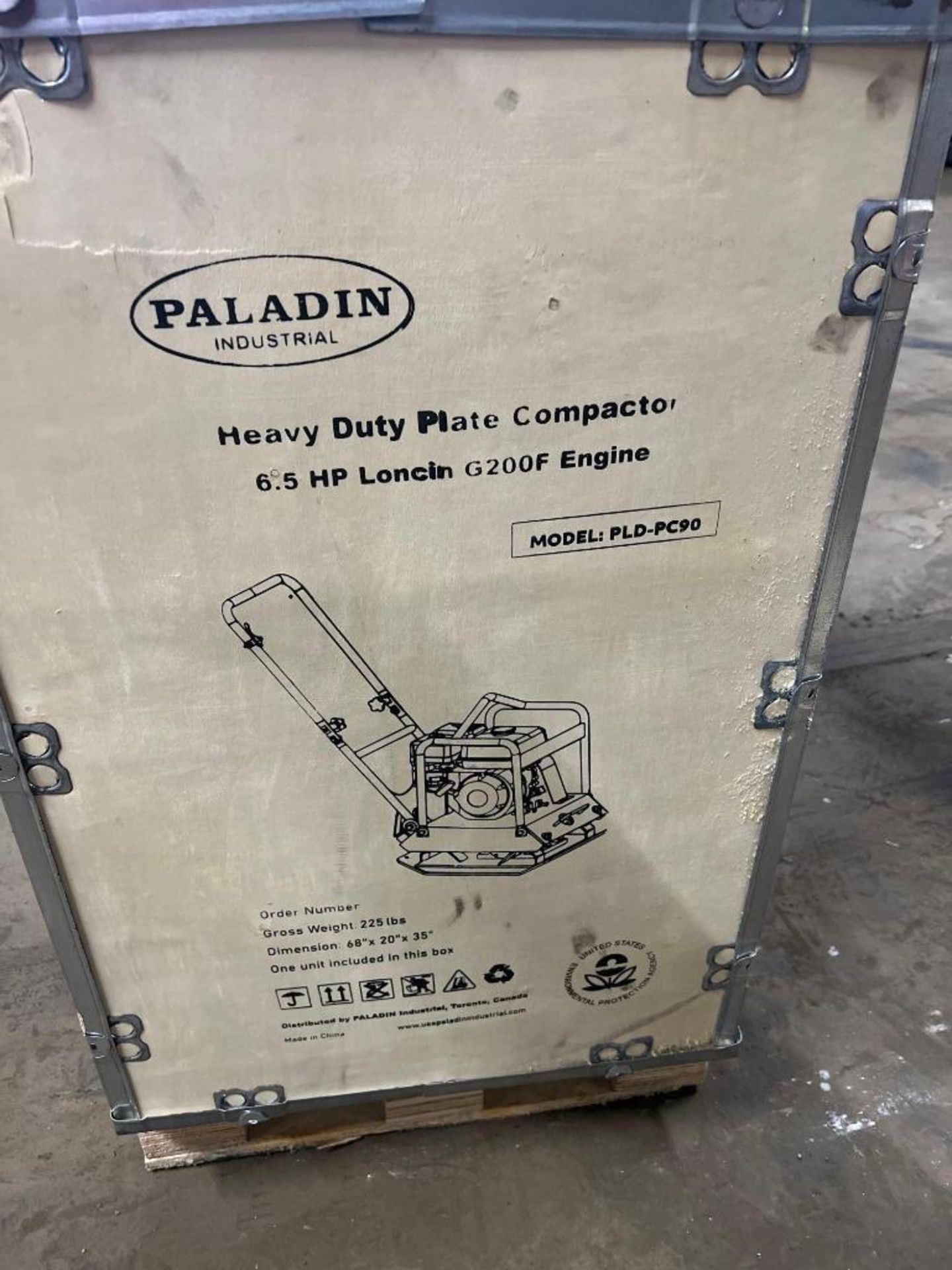 Paladin Co. Heavy Duty Plate Compactor - Image 2 of 2