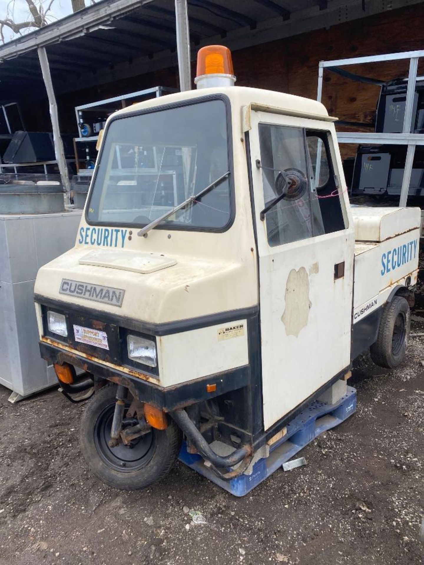 Cushman Gas Powered 3 Wheel Security Cart - Image 3 of 5