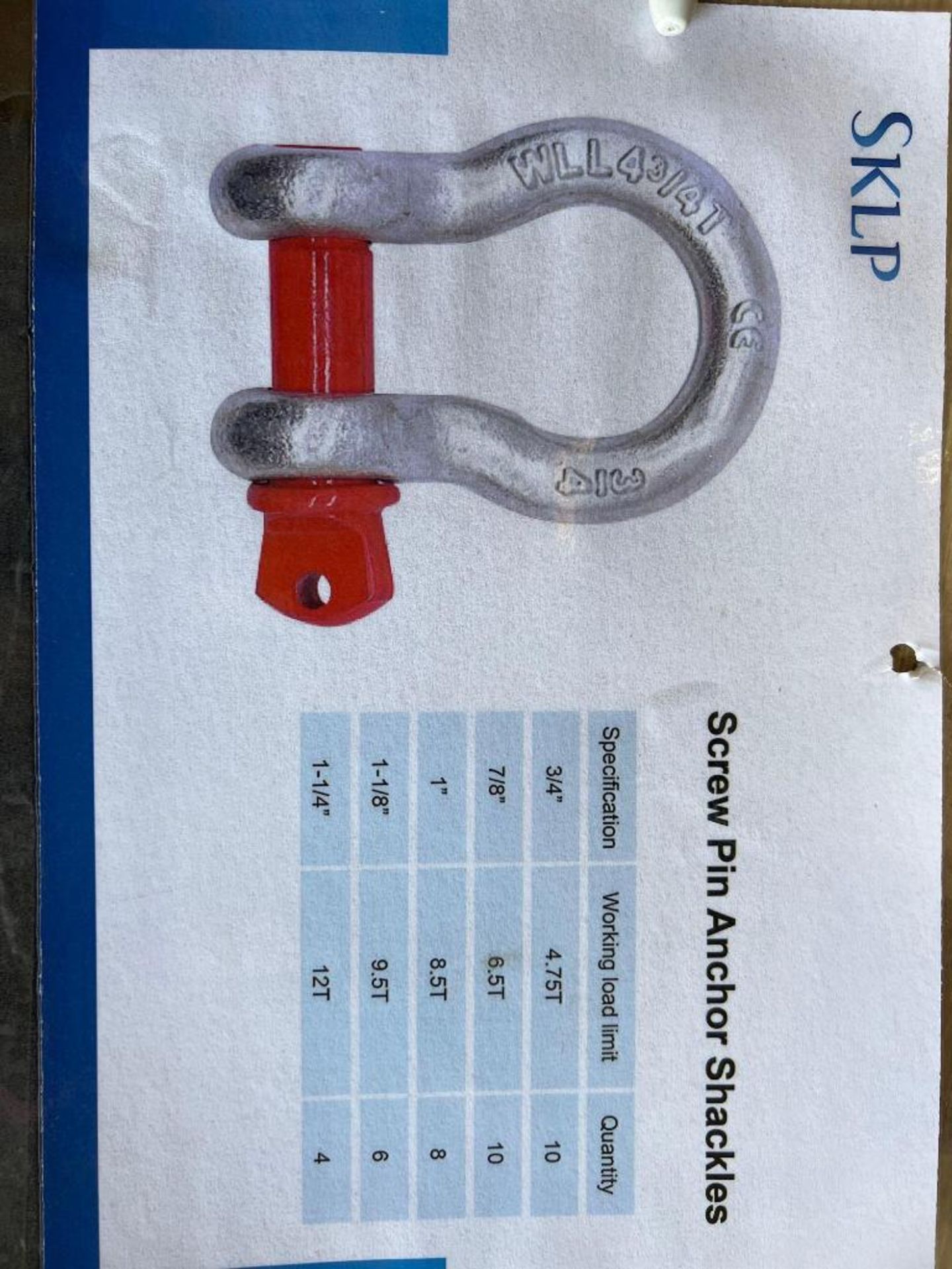 Screw Pin Anchor Shackles - Image 2 of 2