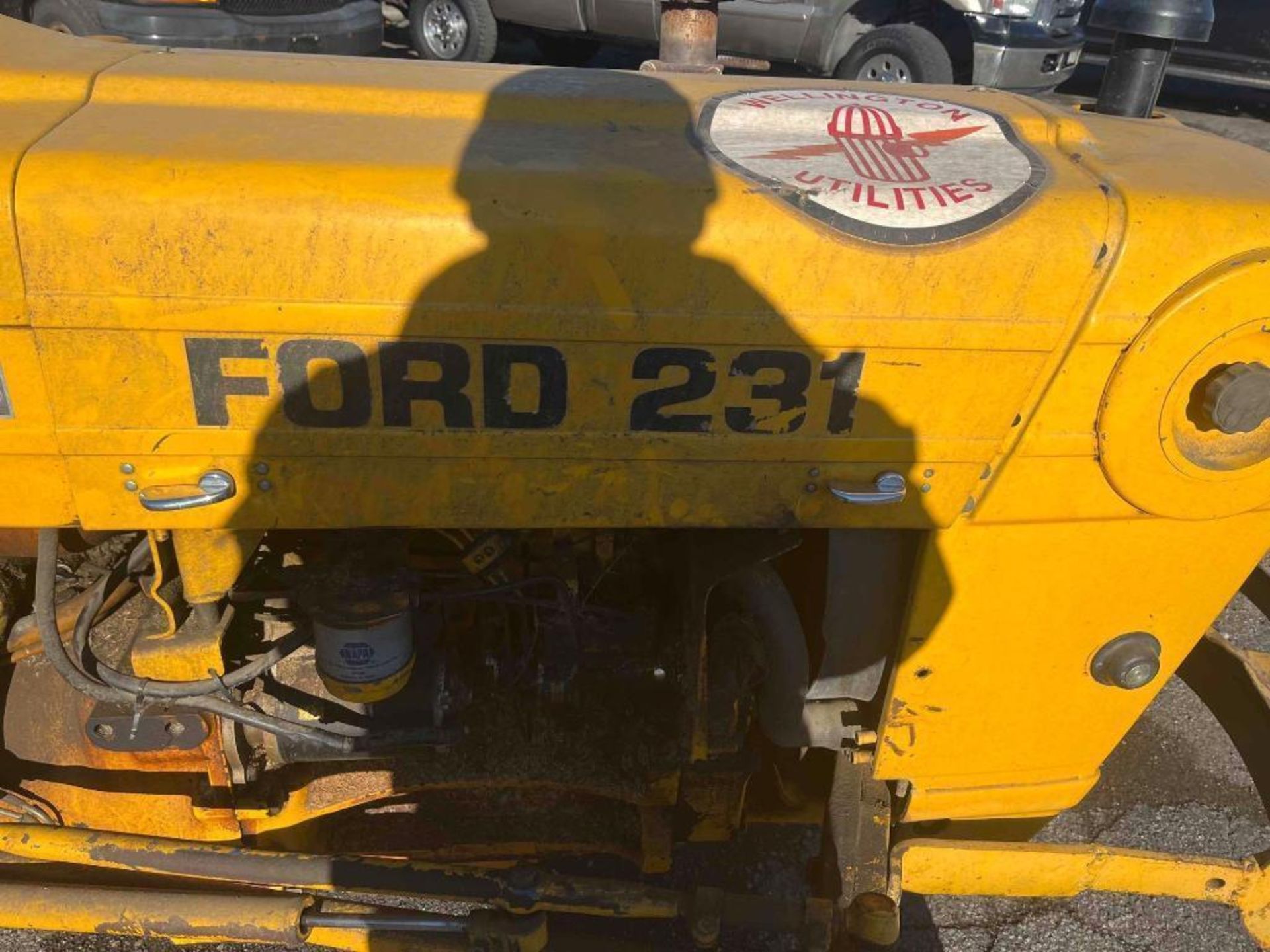 Ford 231 Diesel Tractor w/ 90in Woods Finish Mower (located off-site, please read description) - Image 2 of 12