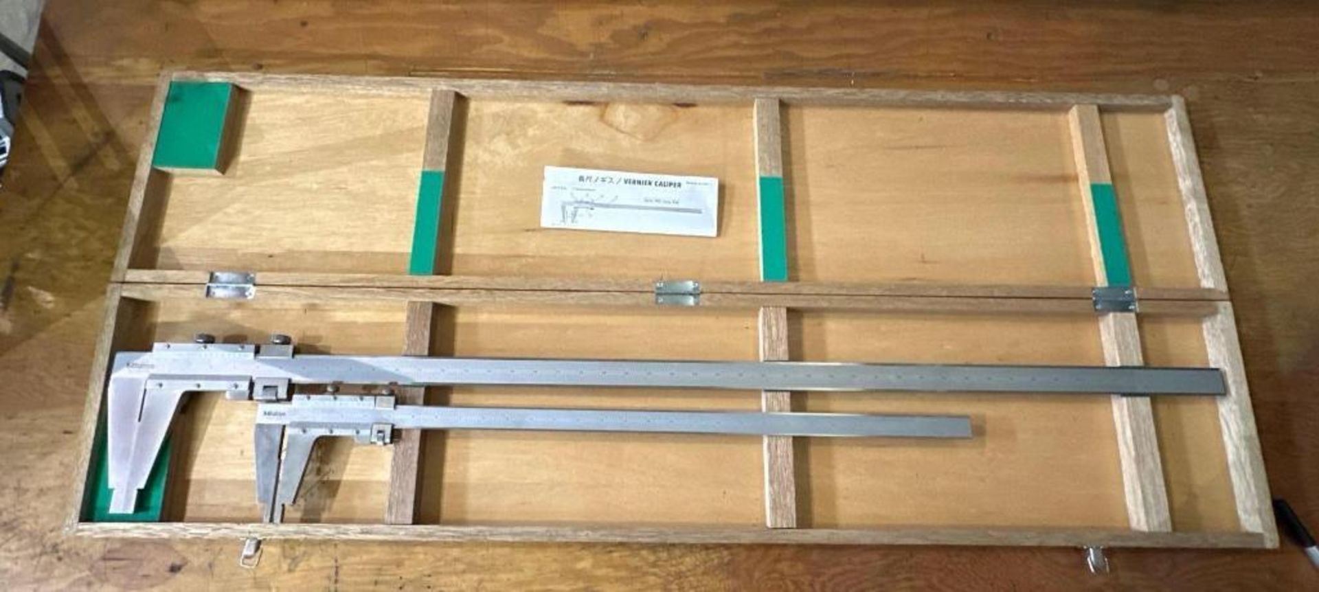 Mitutoyo Vernier Calipers in Wooden Case