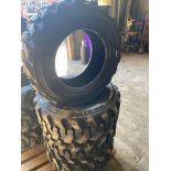 (4) New Forerunner Tubeless 10-16.5 Skidloader Tires