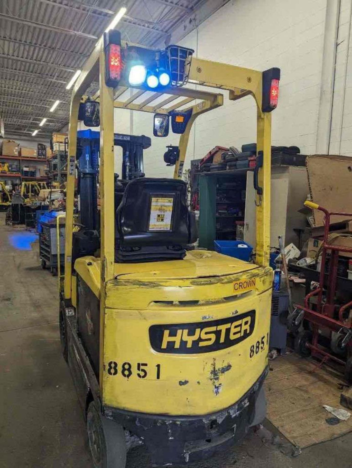 2012 Hyster E50-XN33 Triple Mast Electric Forklift (located off-site, please read description) - Image 4 of 15
